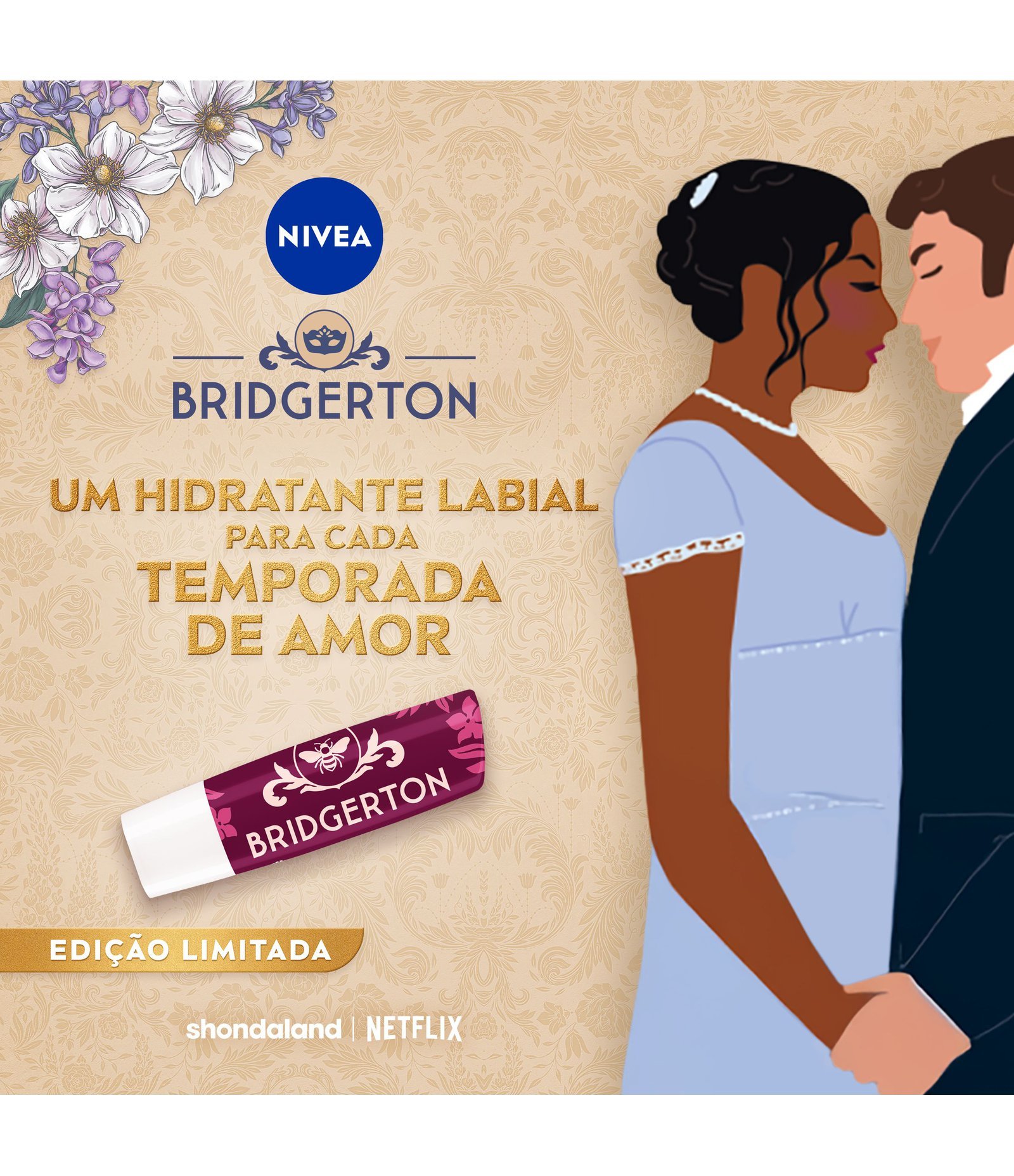 Hidratante Labial Torta de Amora Ed Limitada Bridgerton Nivea Torta de Amora 3