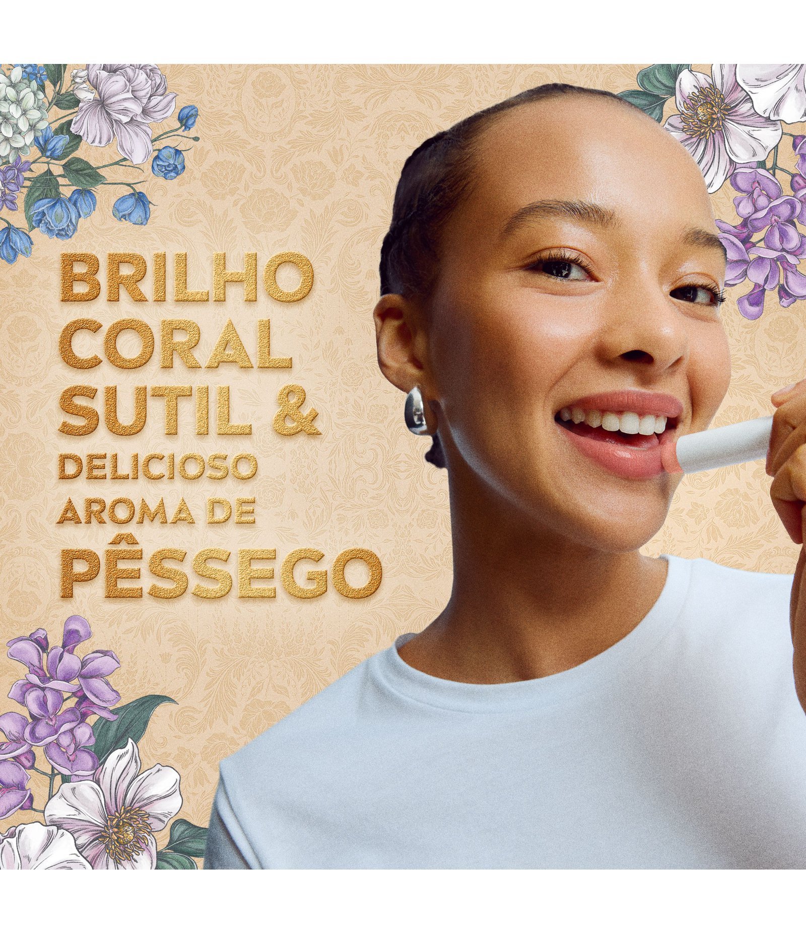 Hidratante Labial Chá de Pessego Ed Limitada Bridgerton Nivea Salmão 4