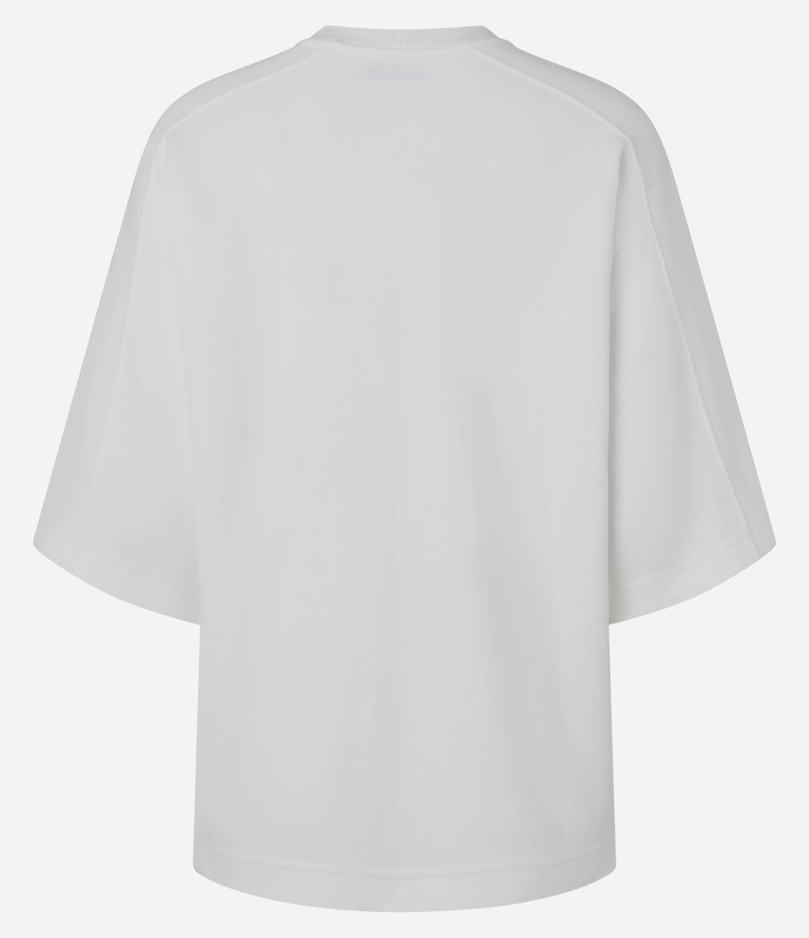 Blusa Oversized em Algodão com Mangas Amplas Branco 2