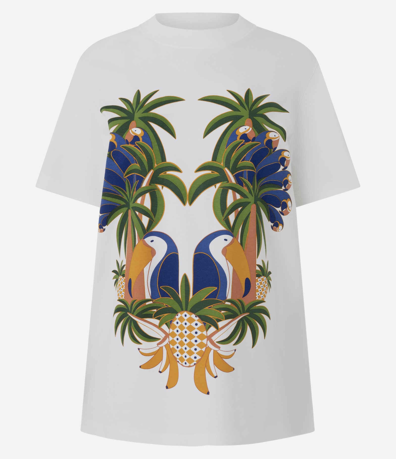 Blusa Regular em Algodão com Estampa Brazuca Off White 5