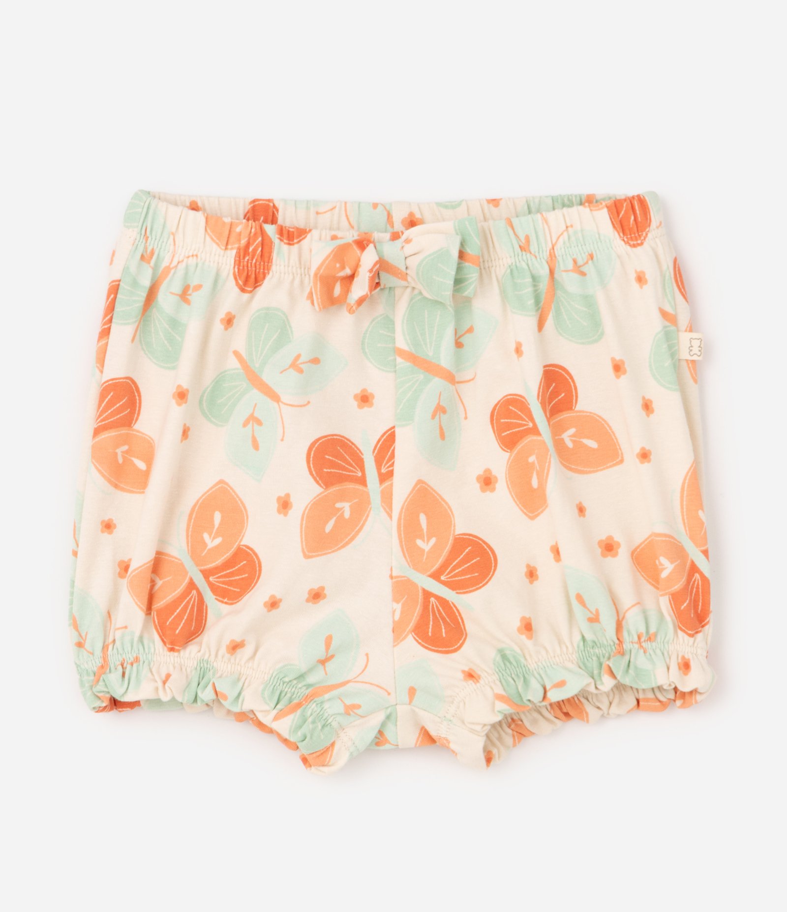 Conjunto Bebê com Estampade  Borboletas - Tam 0 a 18 Meses Verde 9