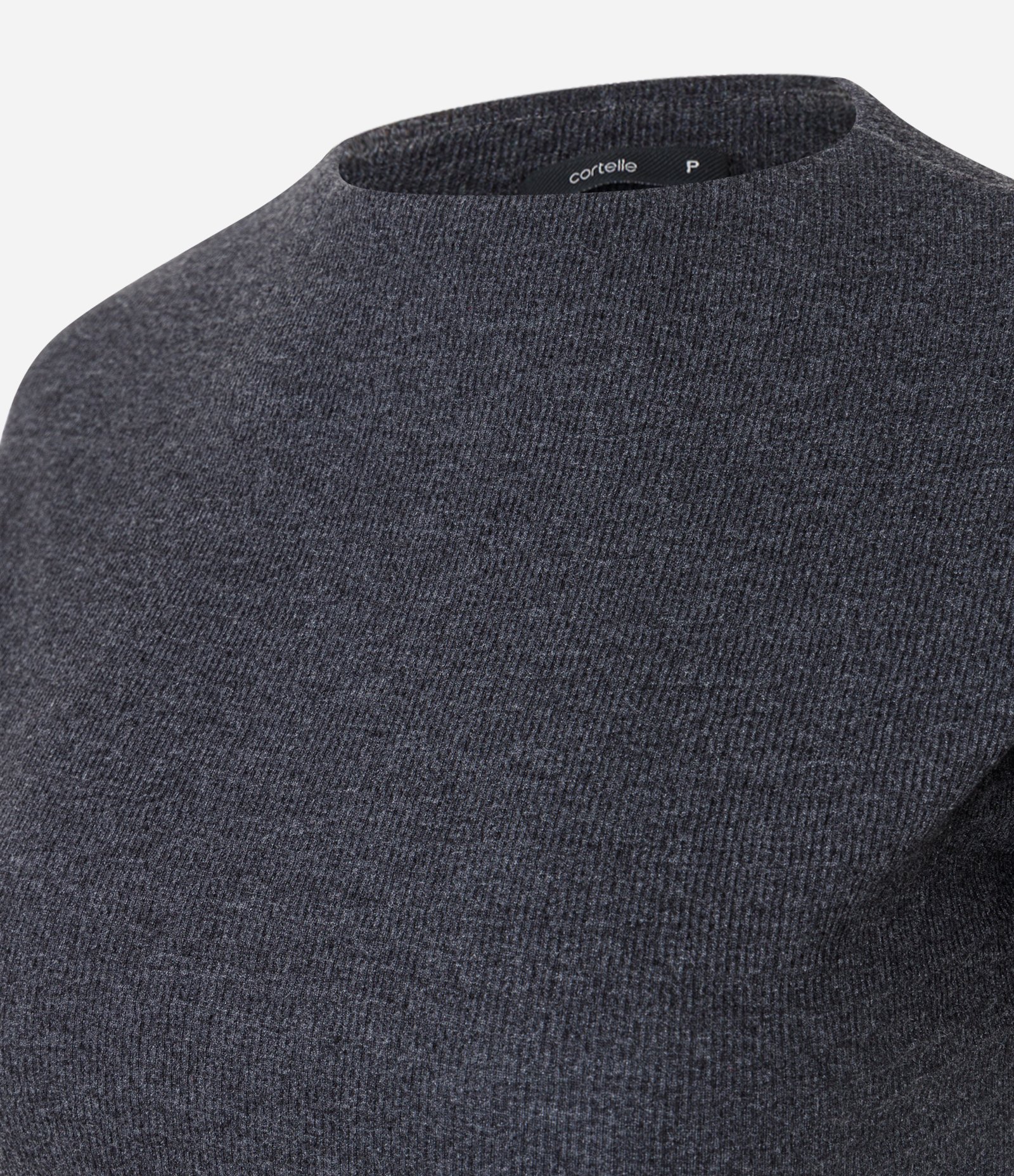 Blusa com Pala Assimétrica e Aviamento Metálico Aplicado Cinza 6