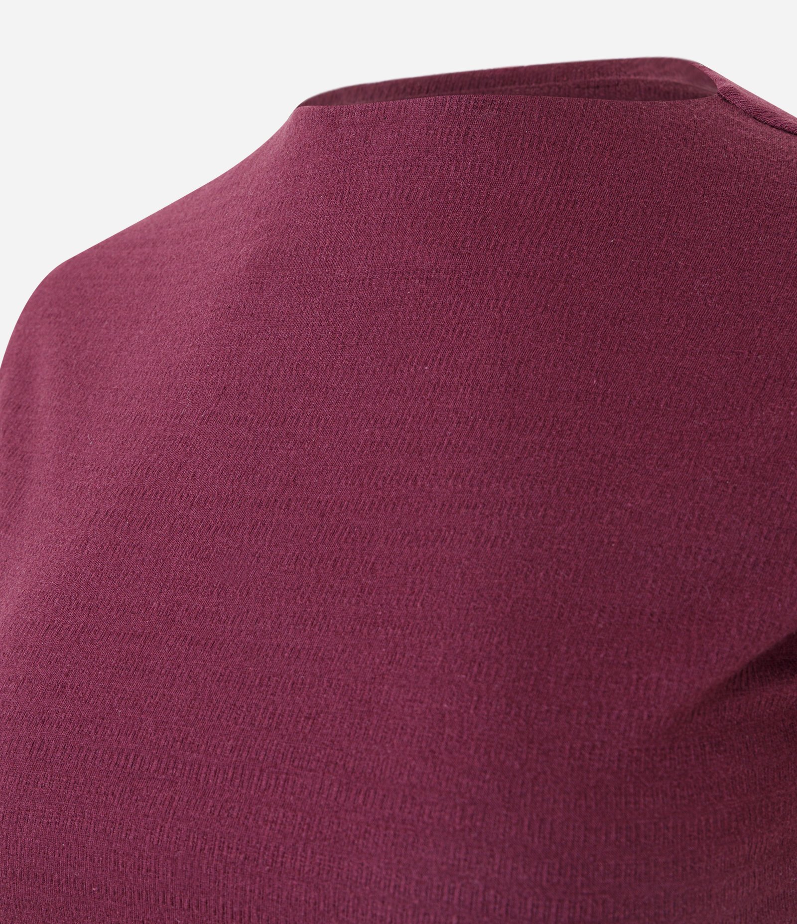 Blusa com Pala Assimétrica e Aviamento Metálico Aplicado Vinho 6