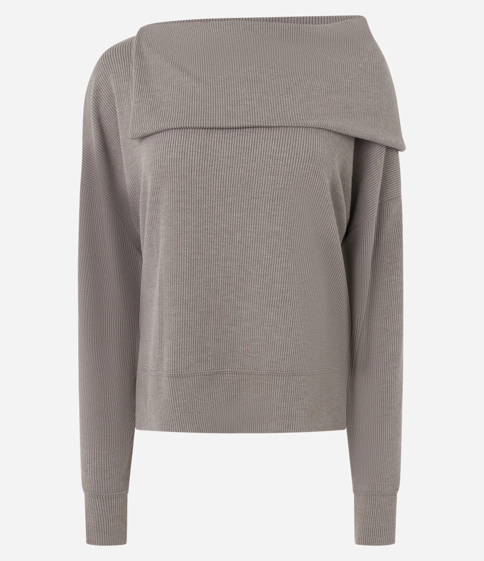 Blusa em Anarruga com Gola Boba Marrom 5