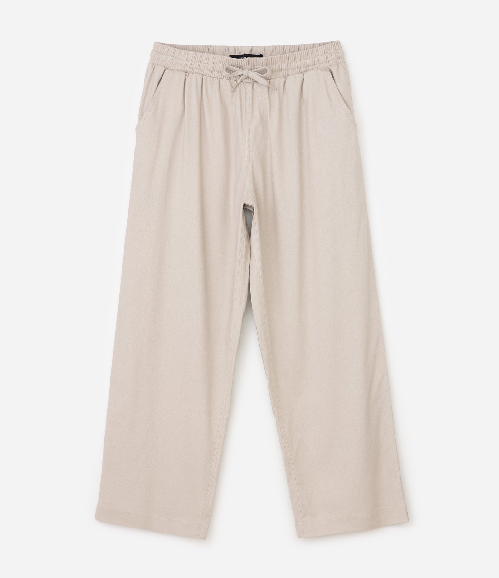 Calça Wide Leg em Viscose e Cânhamo Bege 5