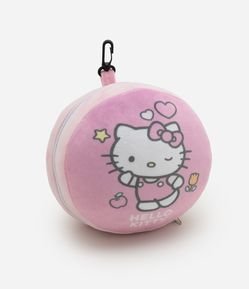 Travesseiro de Pescoço com Máscara Hello Kitty