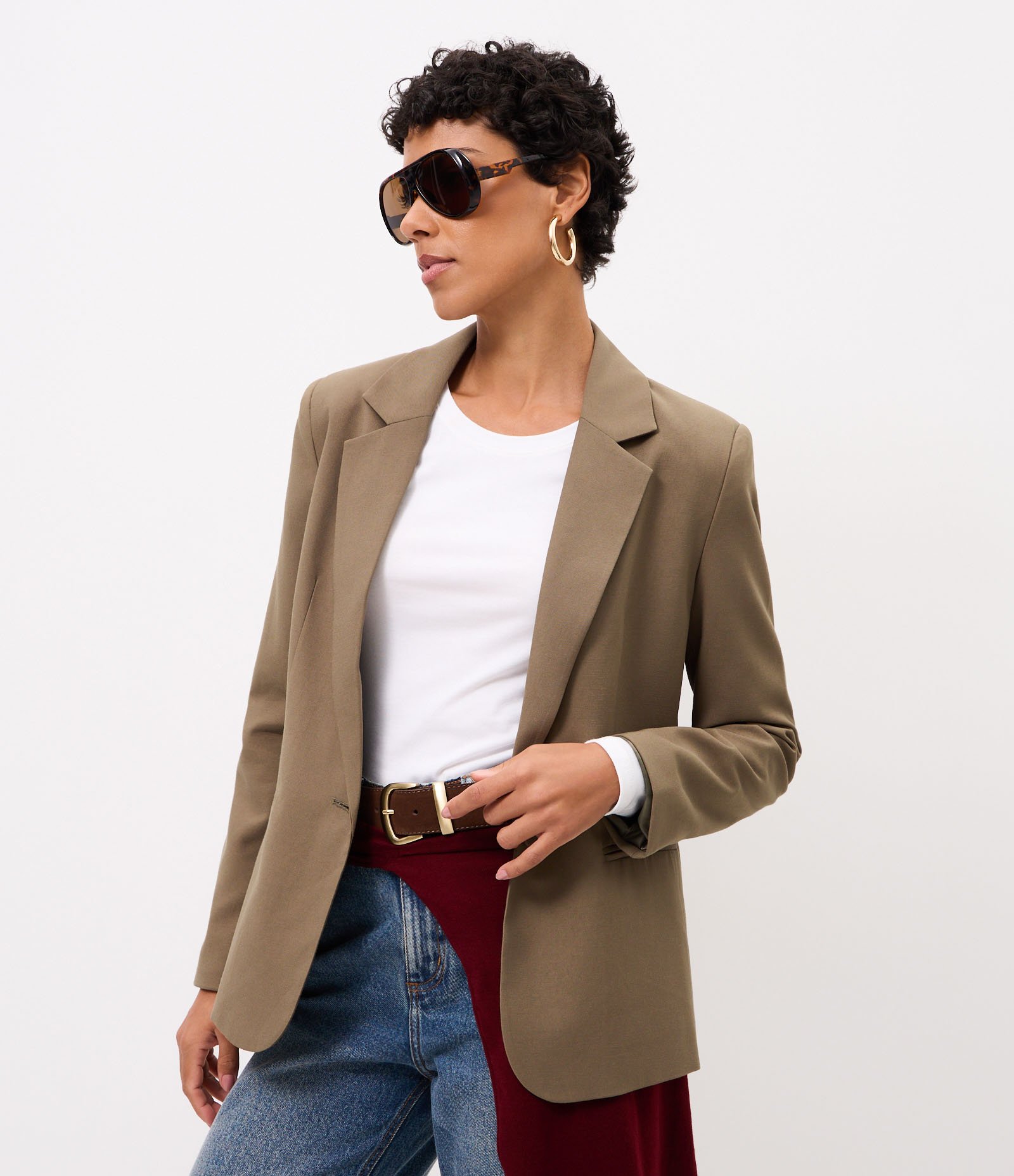 Blazer Regular Alfaiatado com Forro Interno Verde 3