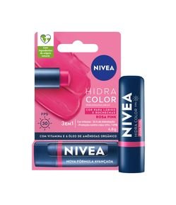 Hidratante Labial Hidra Color Rosa Pink Nivea