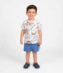 Conjunto Infantil Dinossauro Interativo Com Top Full Print - Tam 1 a 6 Anos