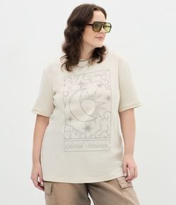 Camiseta Alongada Celestial Intuition Curve & Plus Size