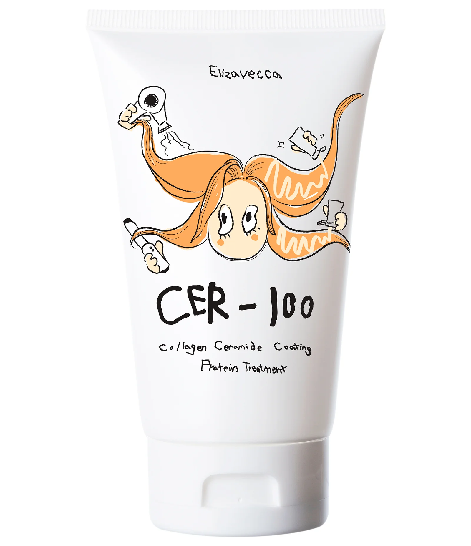 Máscara de Tratamento CER 100 Collagen Ceramide Coating Protein Elizavecca 100ml 1