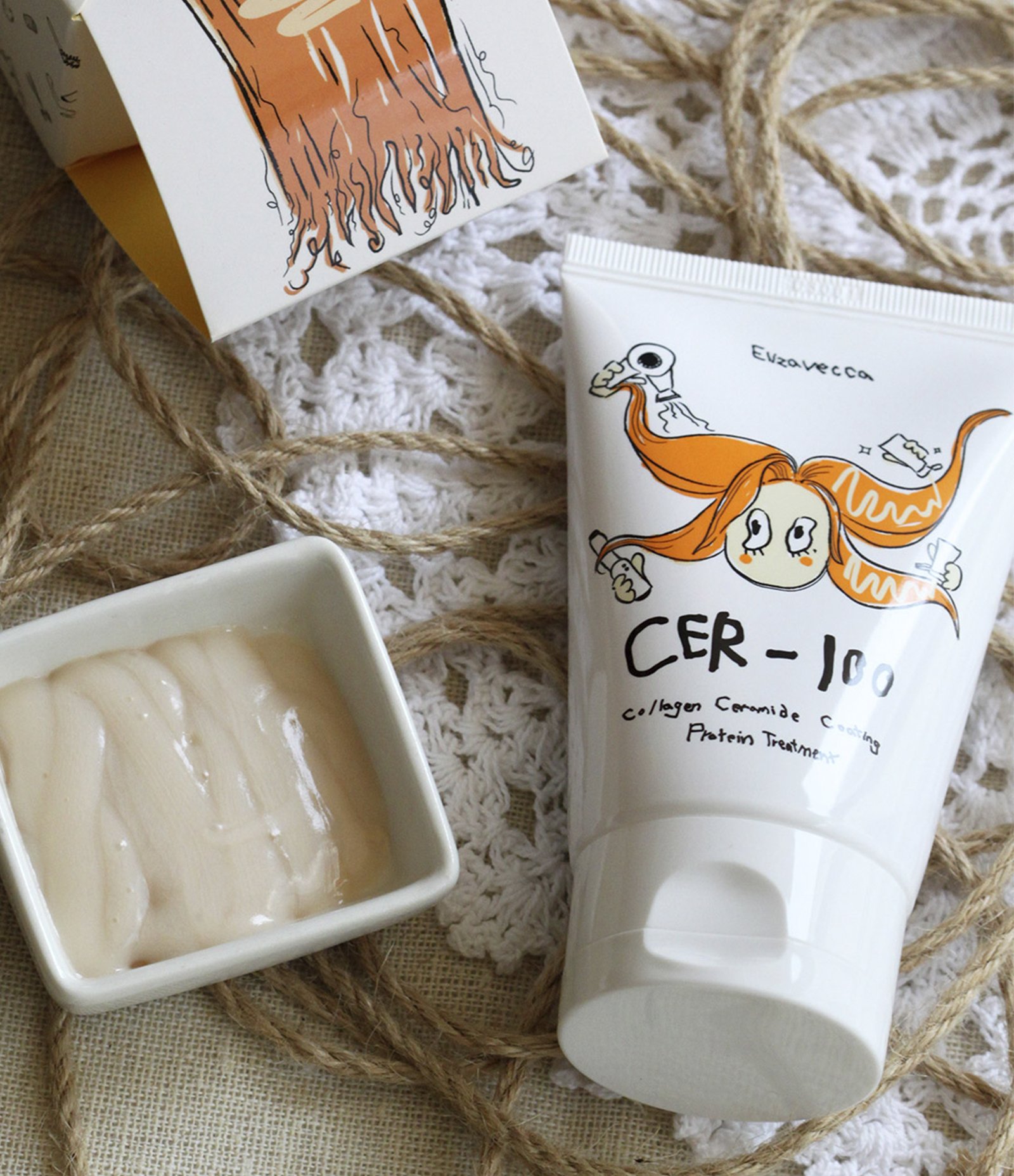 Máscara de Tratamento CER 100 Collagen Ceramide Coating Protein Elizavecca 100ml 7