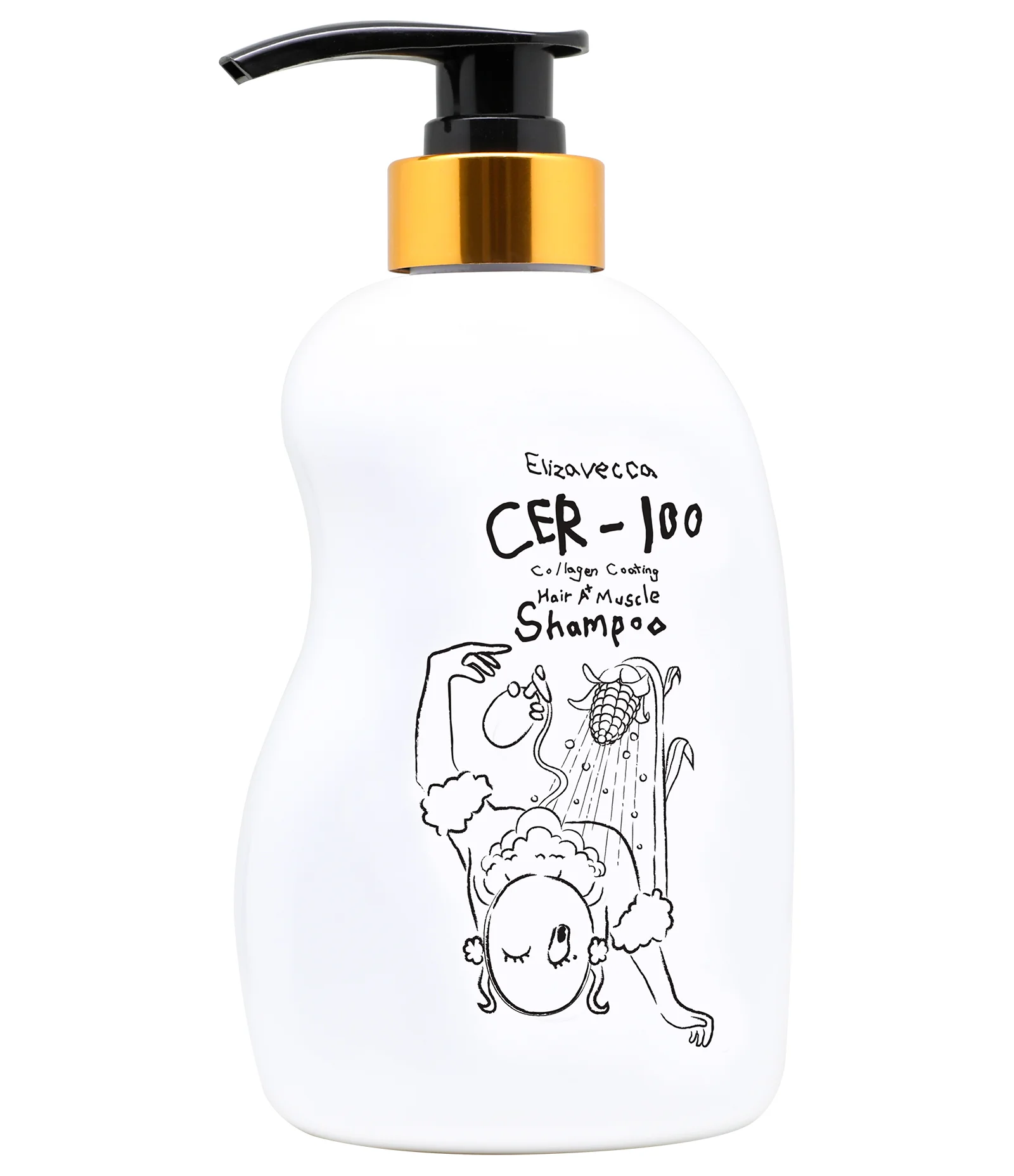 Shampoo CER 100 Collagen Coating Hair A+ Muscle Elizavecca 500ml 1