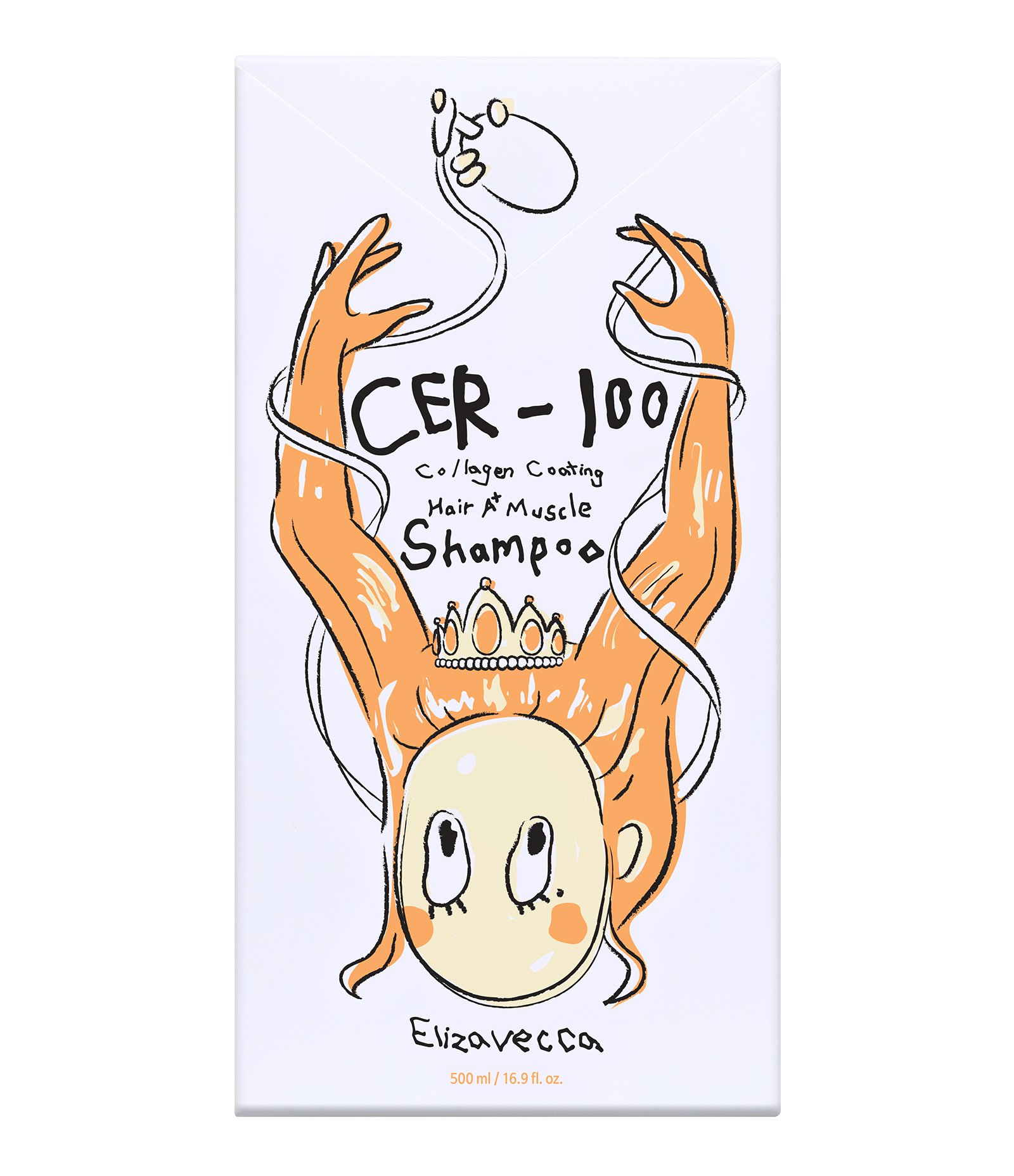 Shampoo CER 100 Collagen Coating Hair A+ Muscle Elizavecca 500ml 2