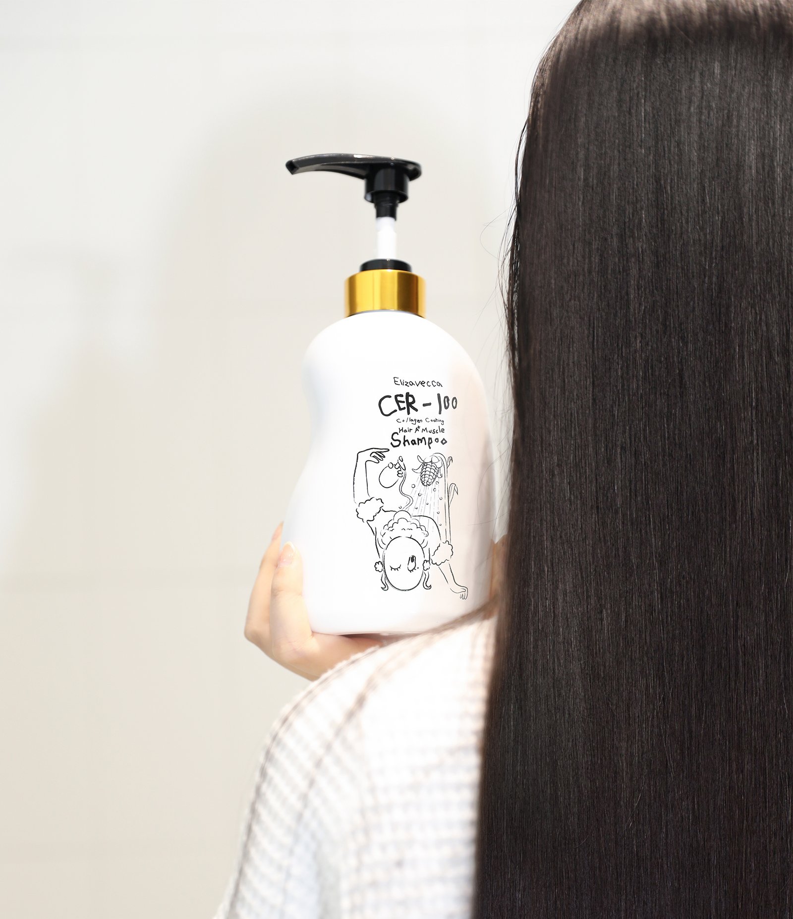 Shampoo CER 100 Collagen Coating Hair A+ Muscle Elizavecca 500ml 3