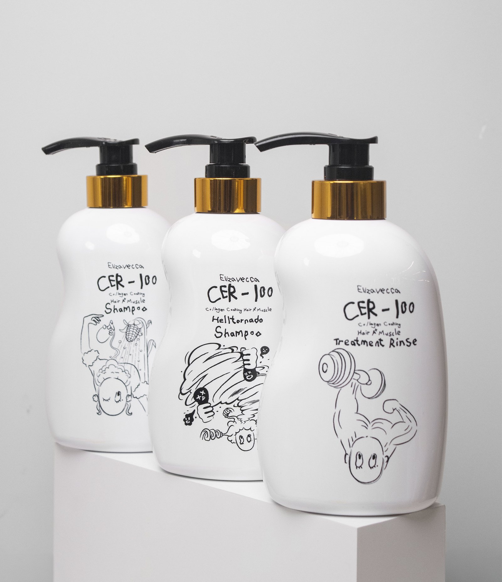 Shampoo CER 100 Collagen Coating Hair A+ Muscle Elizavecca 500ml 9