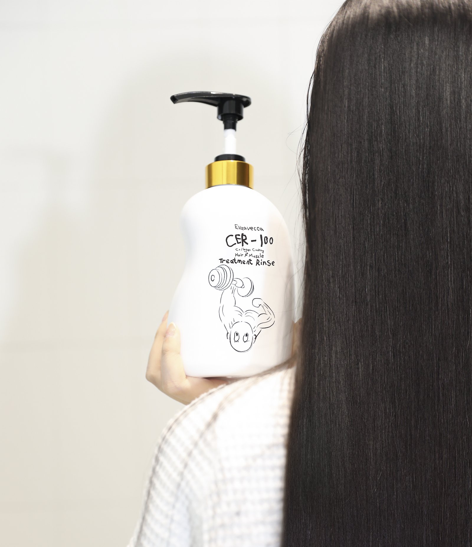 Condicionador CER 100 Collagen Coating Hair A+ Muscle Treatment 500ml Elizavecca 500ml 4