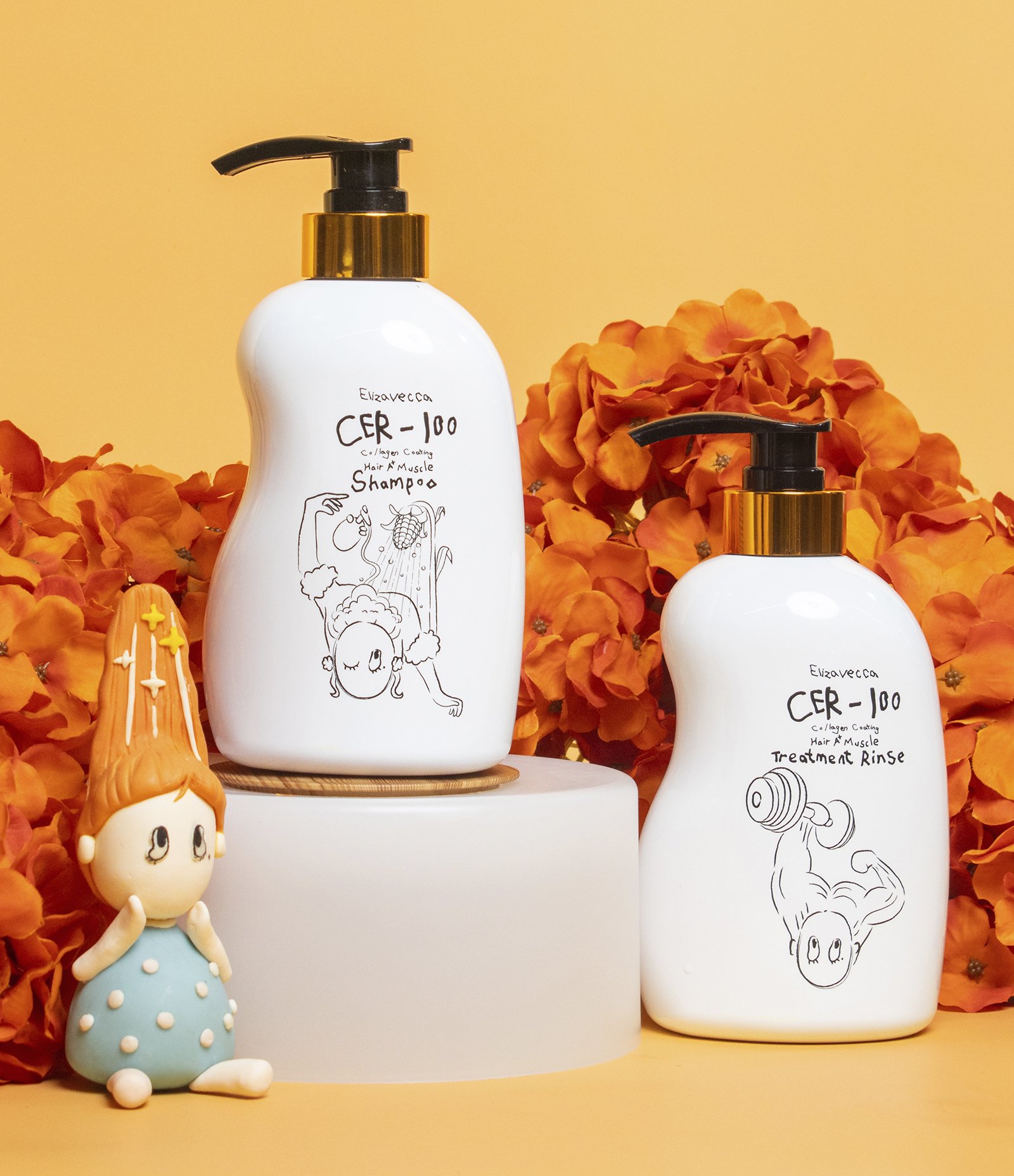 Condicionador CER 100 Collagen Coating Hair A+ Muscle Treatment 500ml Elizavecca 500ml 9