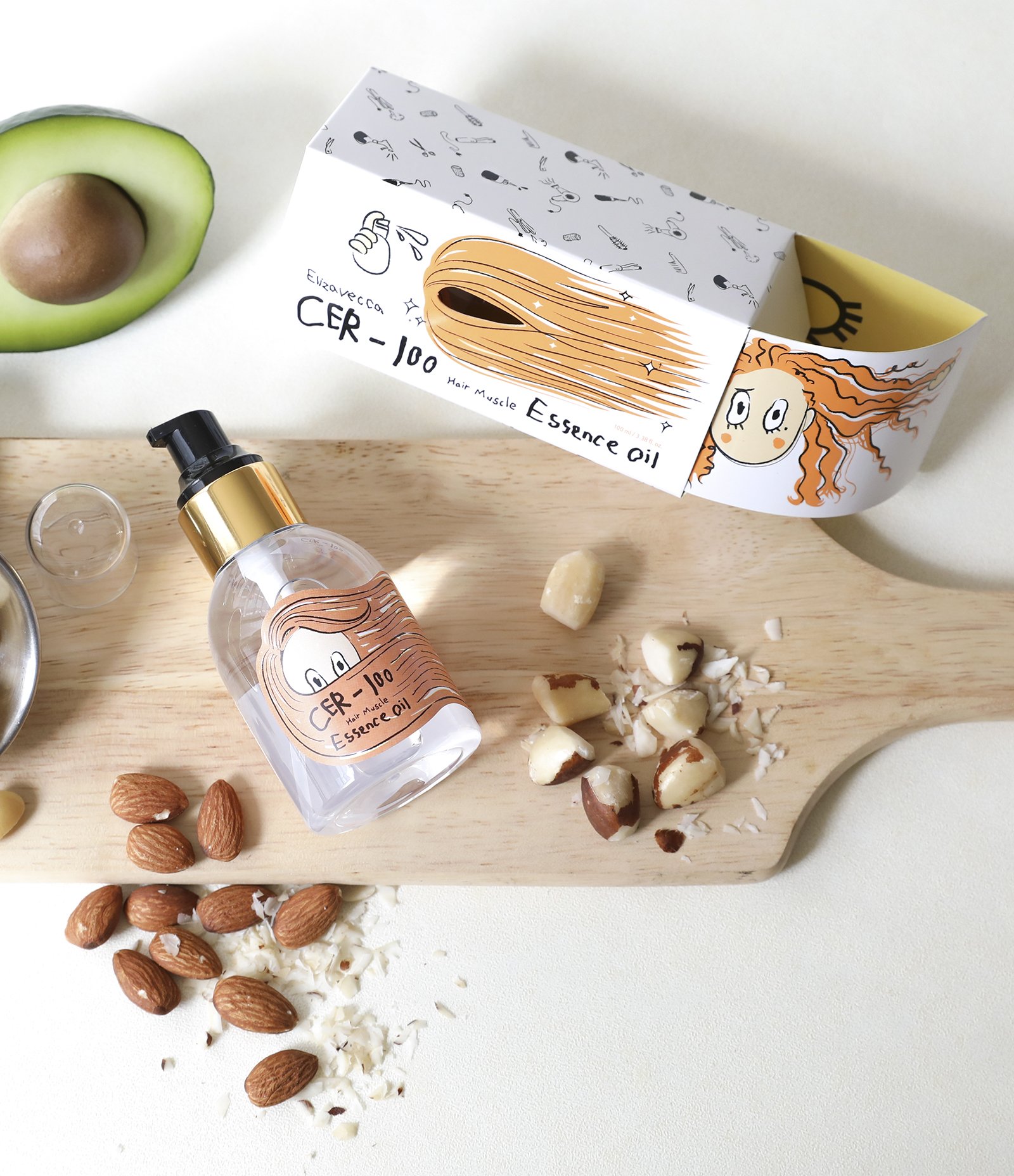 Óleo CER 100 Hair Muscle Essence Elizavecca 100ml 9