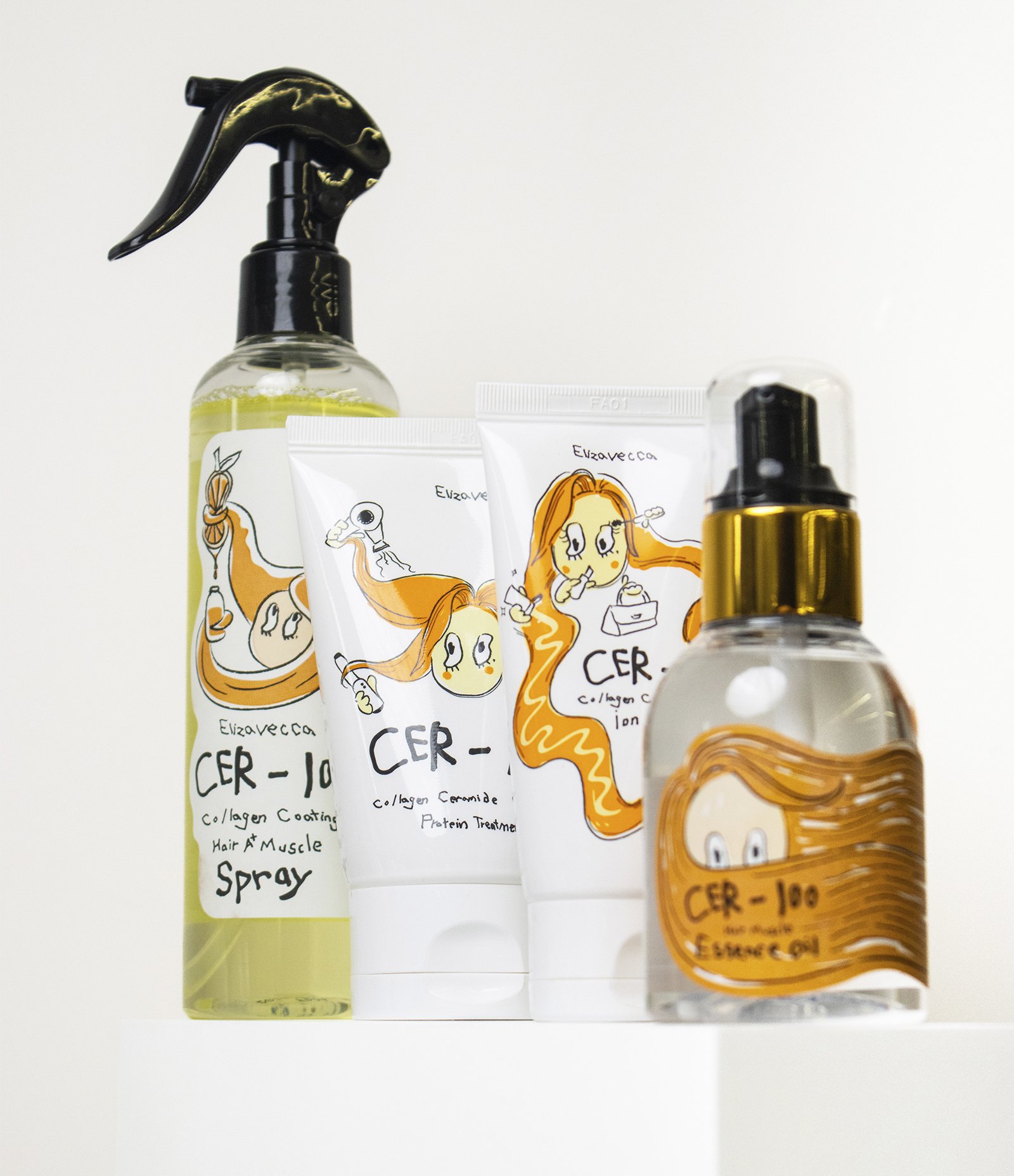 Spray Finalizador CER 100 Collagen Coating Hair A+ Muscle Elizavecca 250ml 5