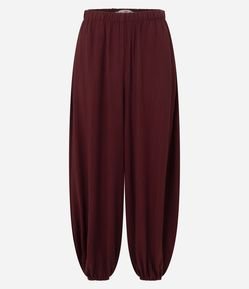 Calça Aladim em Viscose com Cós Elástico