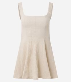 Blusa Texturizada em Anarruga com Alças Largas