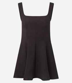 Blusa Texturizada em Anarruga com Alças Largas