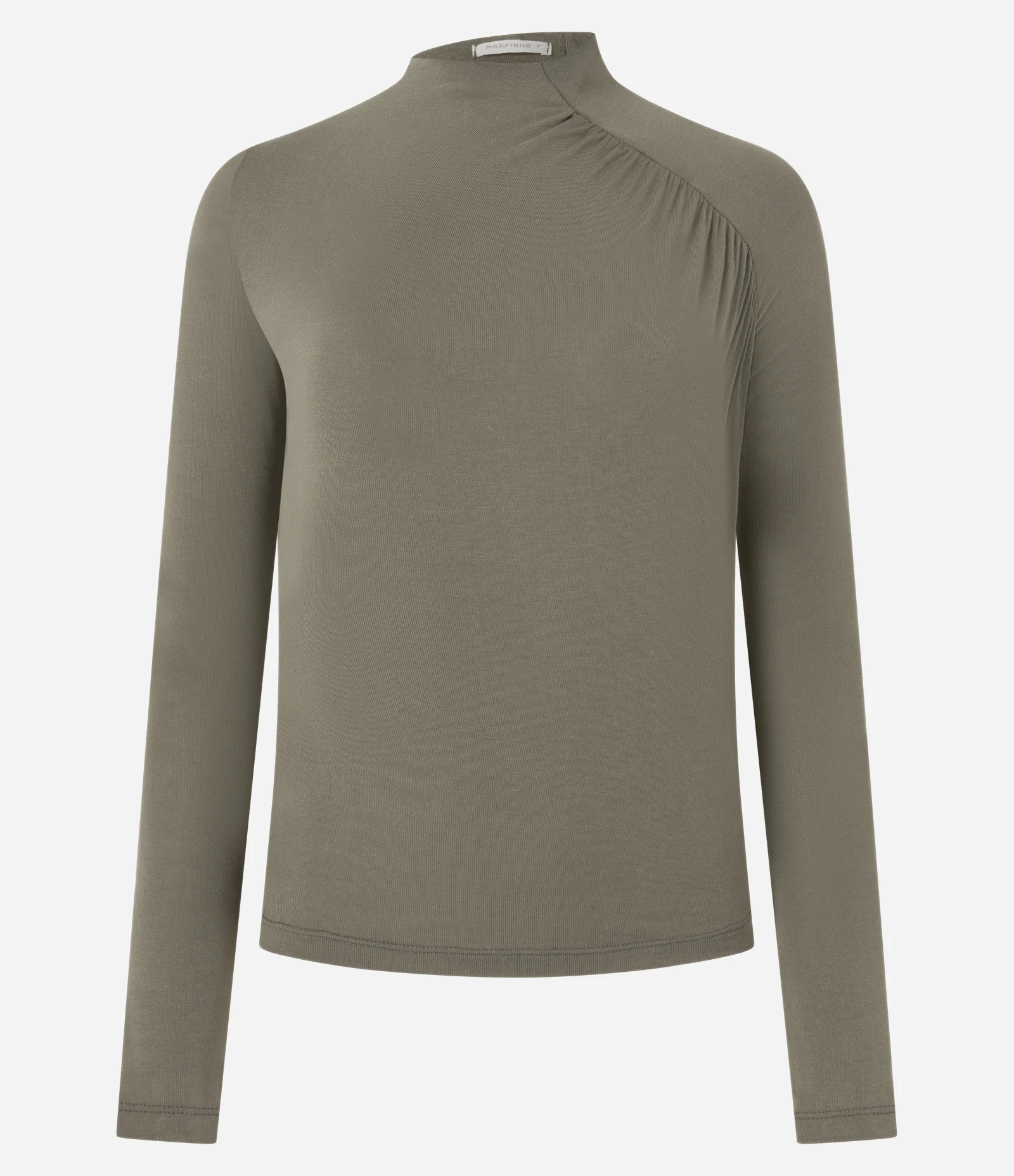 Blusa em Viscose com Franzido no Ombro Verde 5