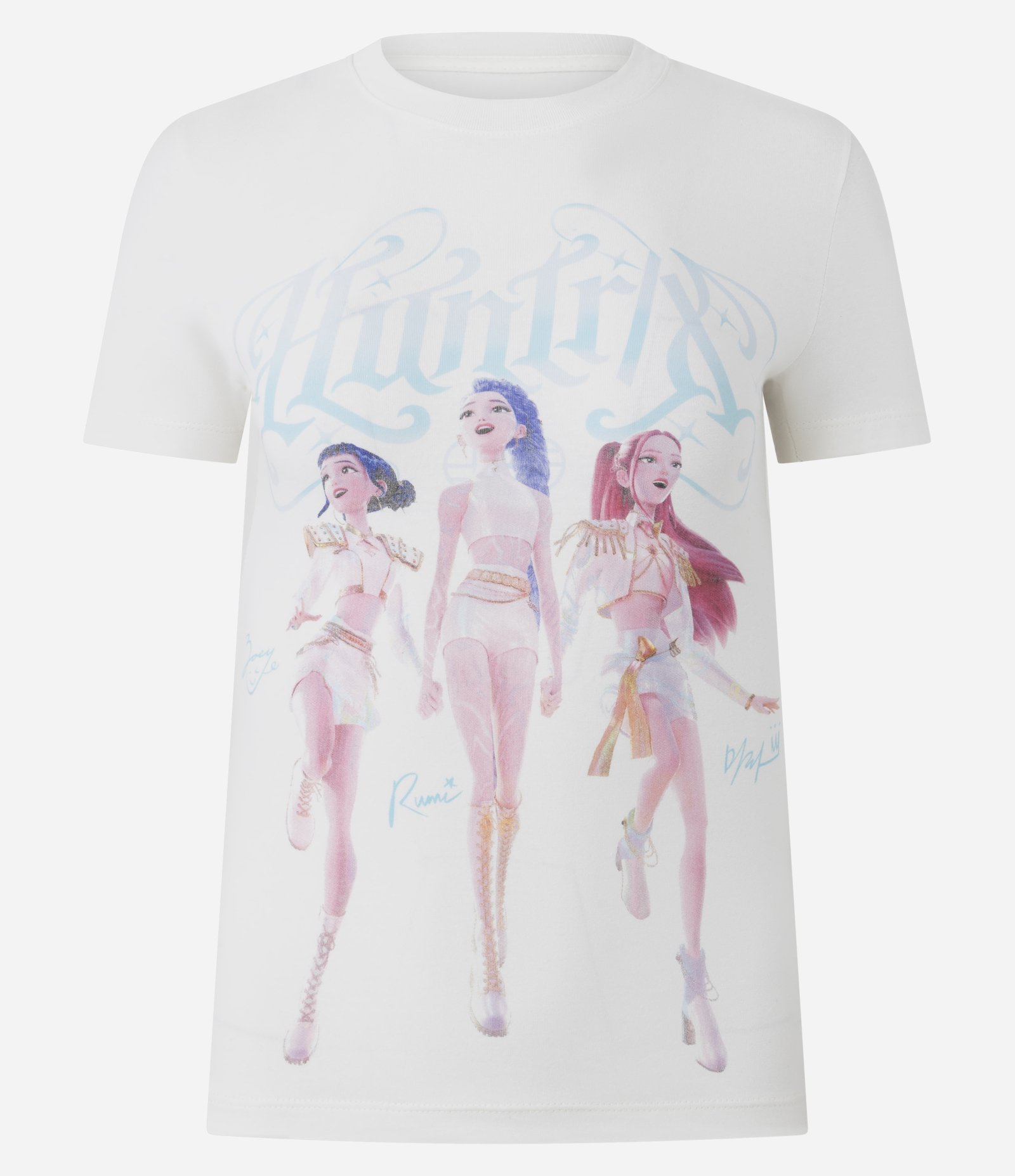 Camiseta em Algodão com Estampa Huntrix Branco 1