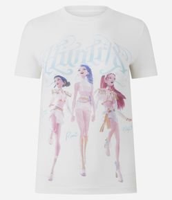 Camiseta em Algodão com Estampa Huntrix