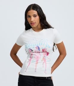 Camiseta em Algodão com Estampa Huntrix