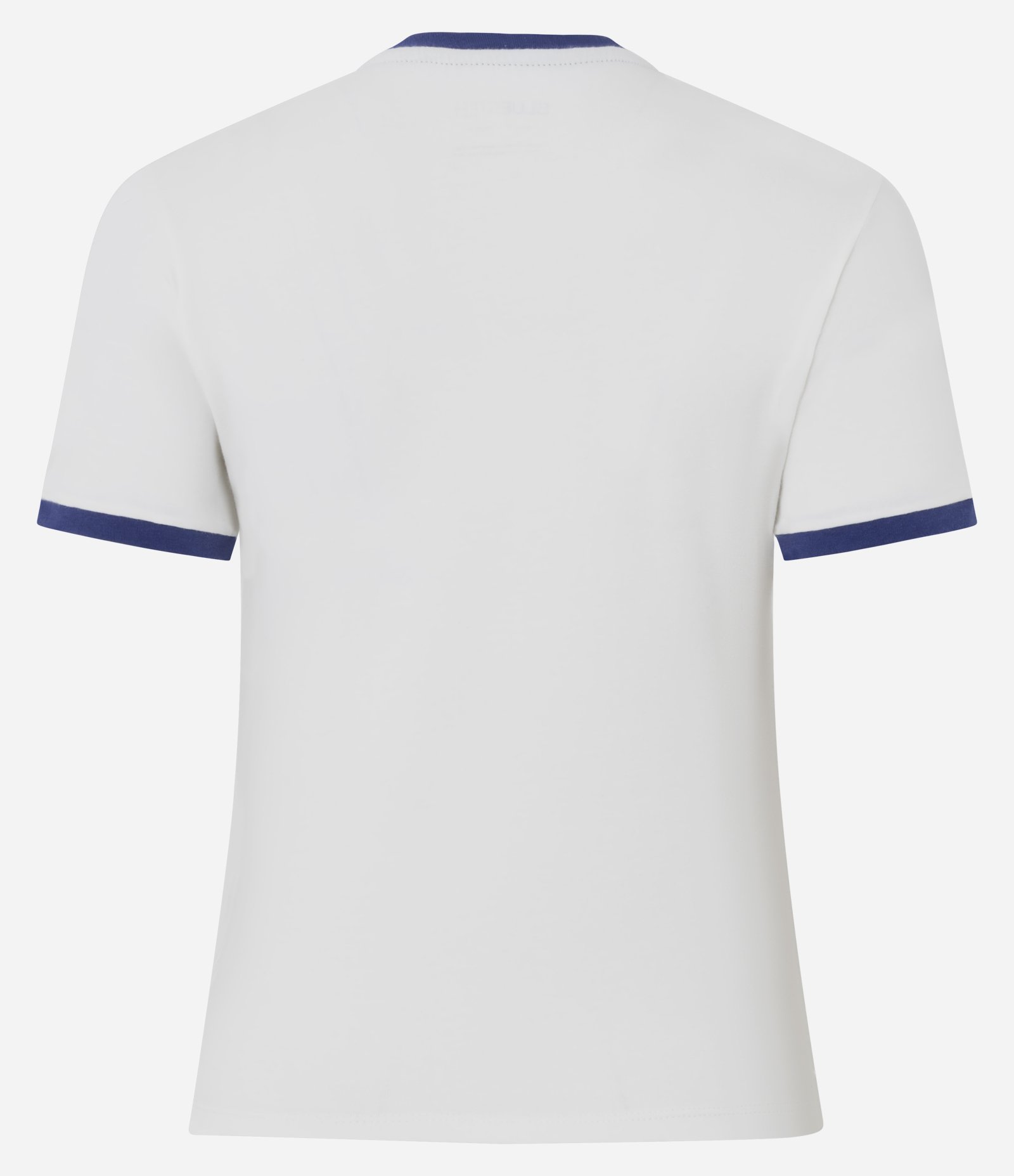 Camiseta em Algodão com Recortes Contrastantes e Estampa de Gatinho Branco 6