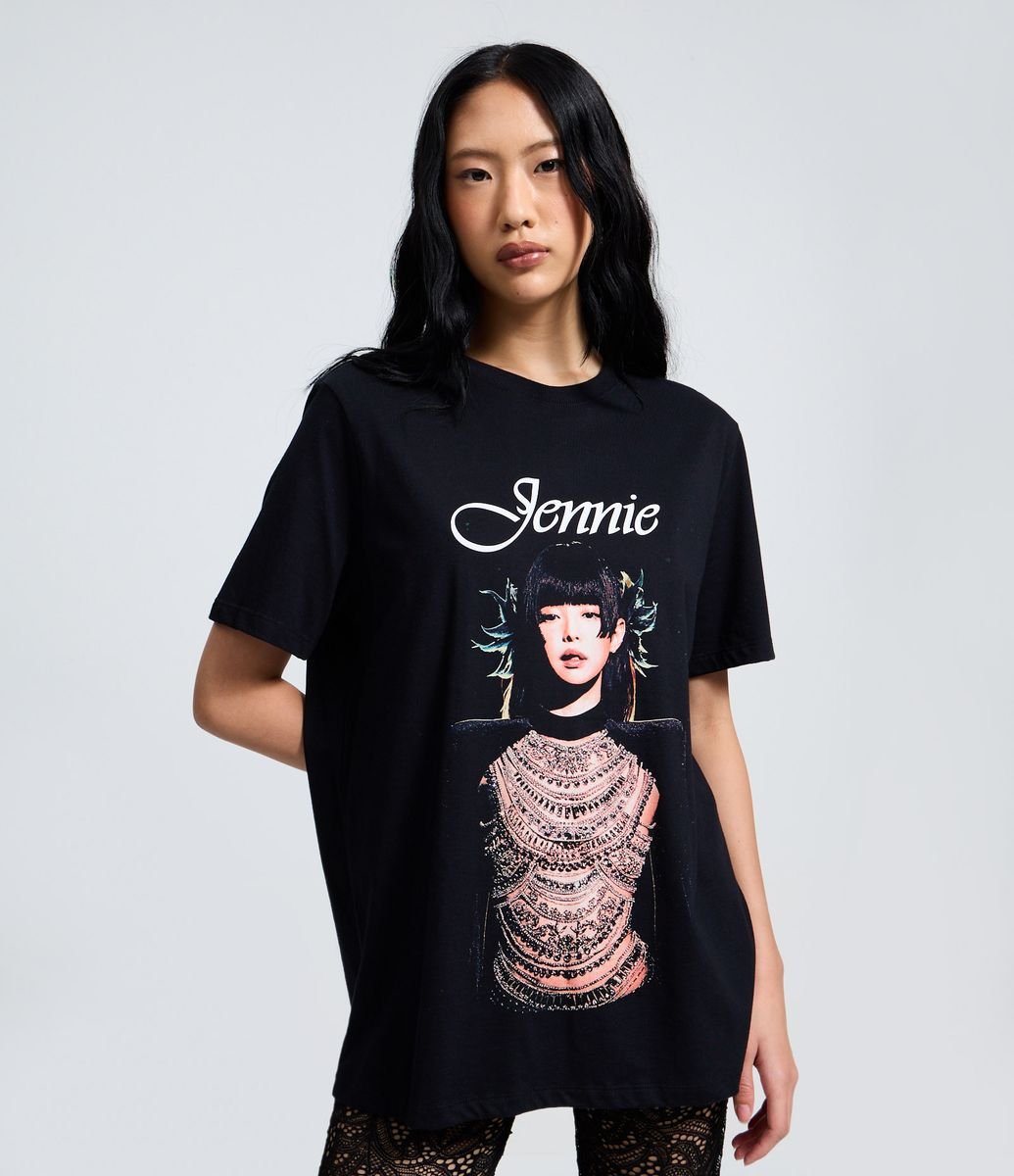   - Jennie for   Tシャツ 黒 S ブラック 3.jpg