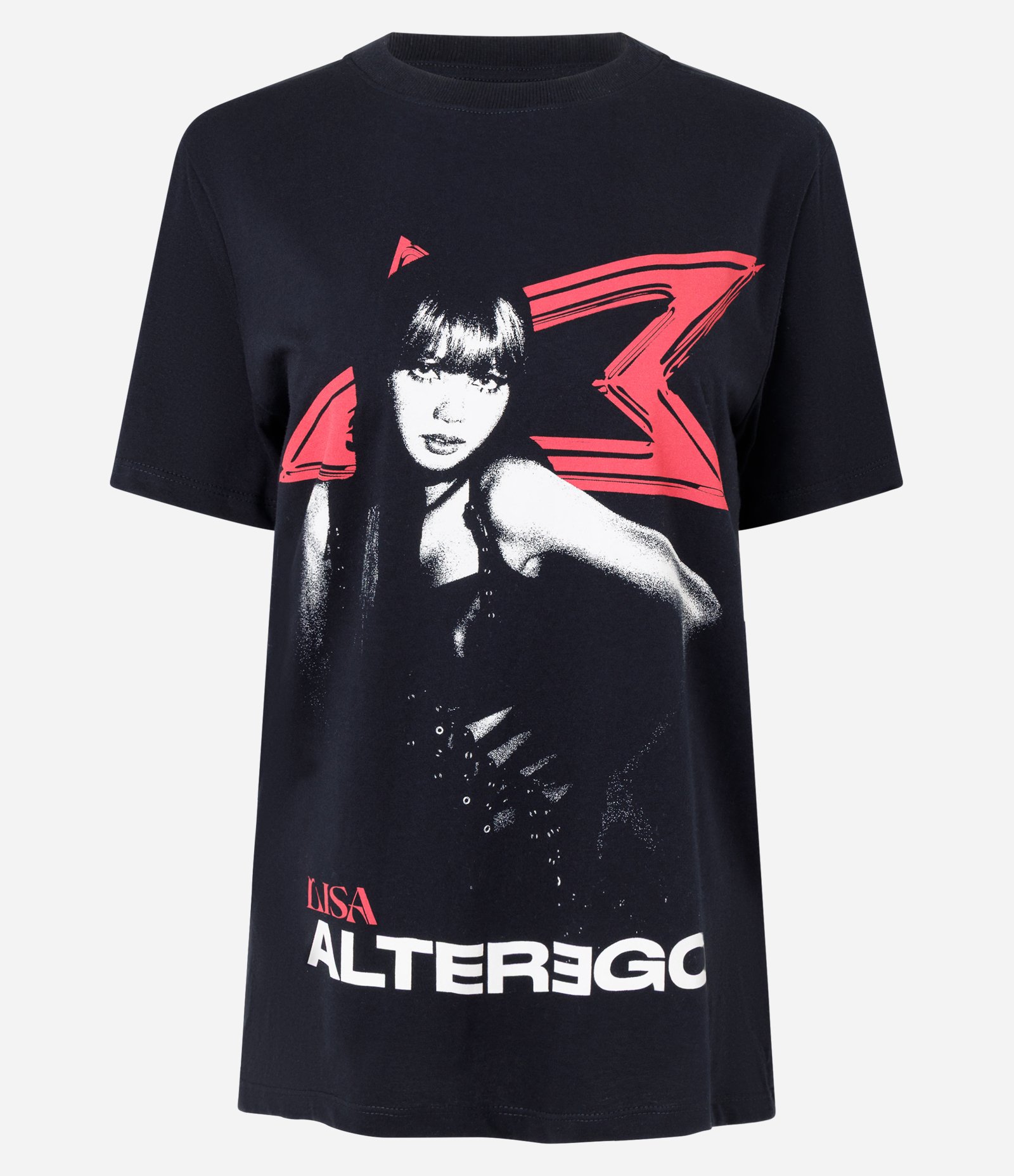 Camiseta com Estampa Cantora Lisa do Álbum Alterego Preto 5