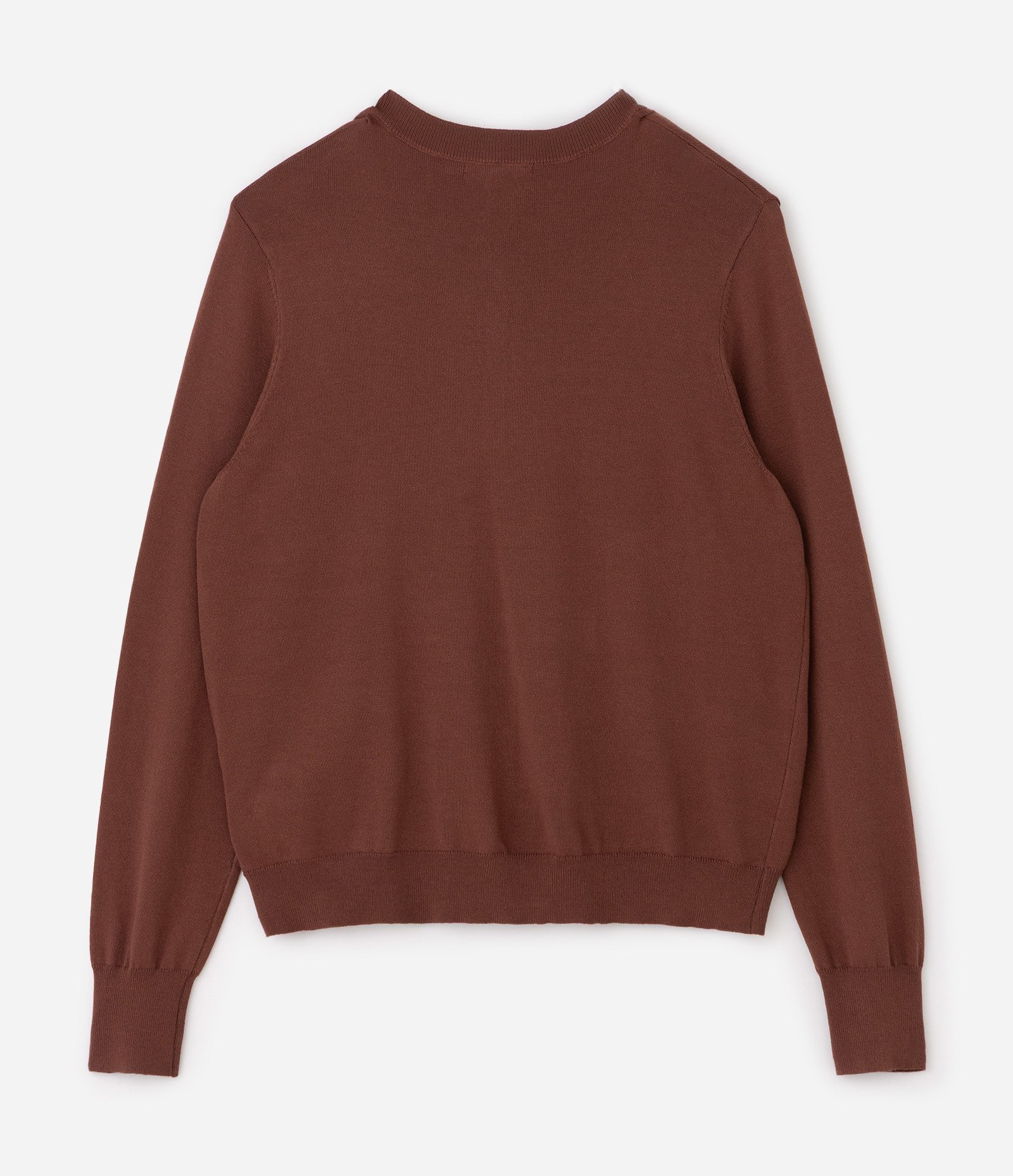 Cardigan Regular Básico em Tricô Curve & Plus Size Marrom 6