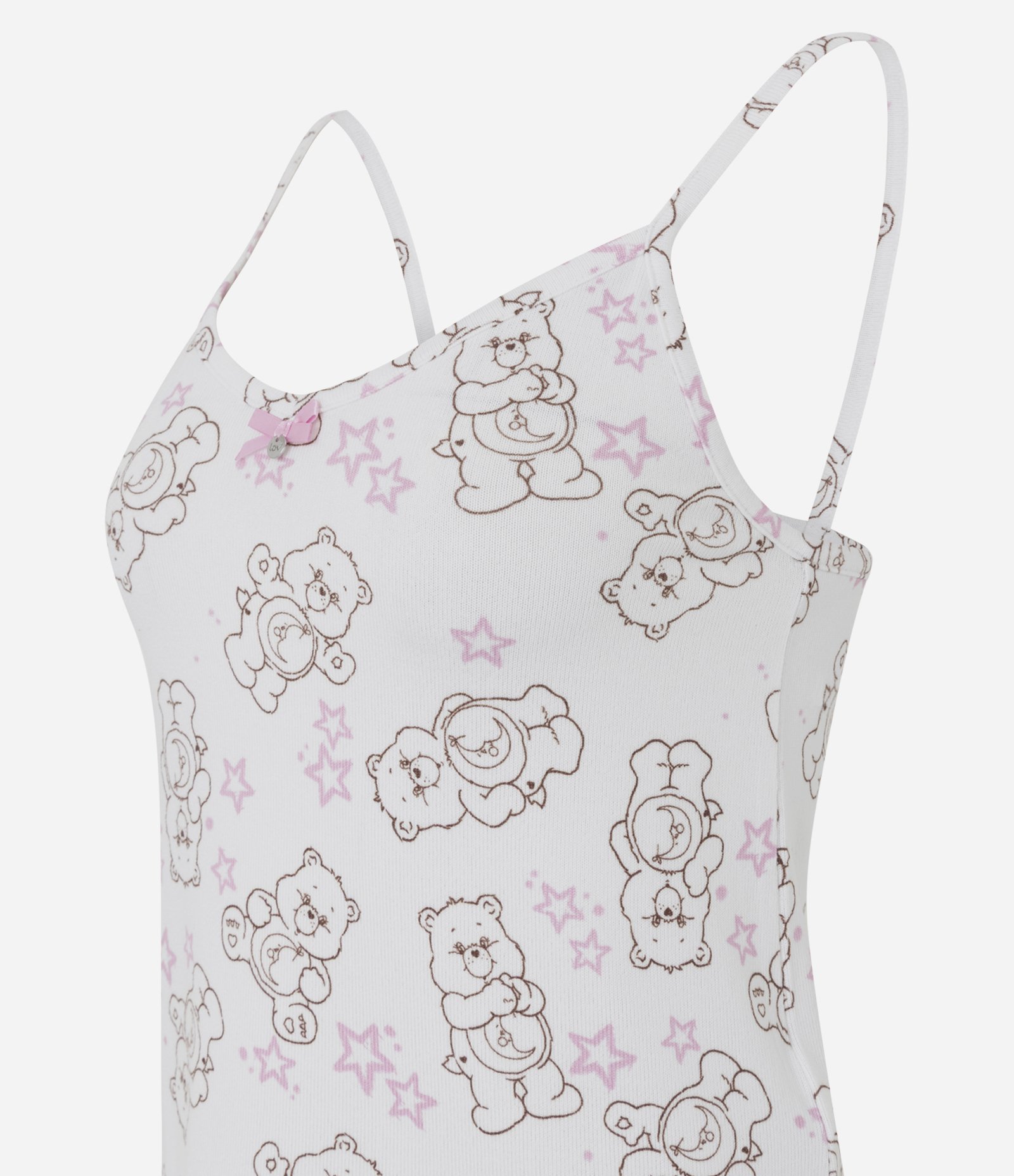 Pijama Short Doll com Estampa Ursinhos Carinhosos Branco 6