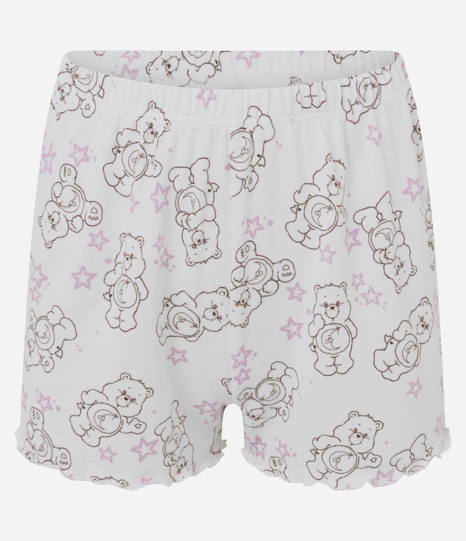 Pijama Short Doll com Estampa Ursinhos Carinhosos Branco 8
