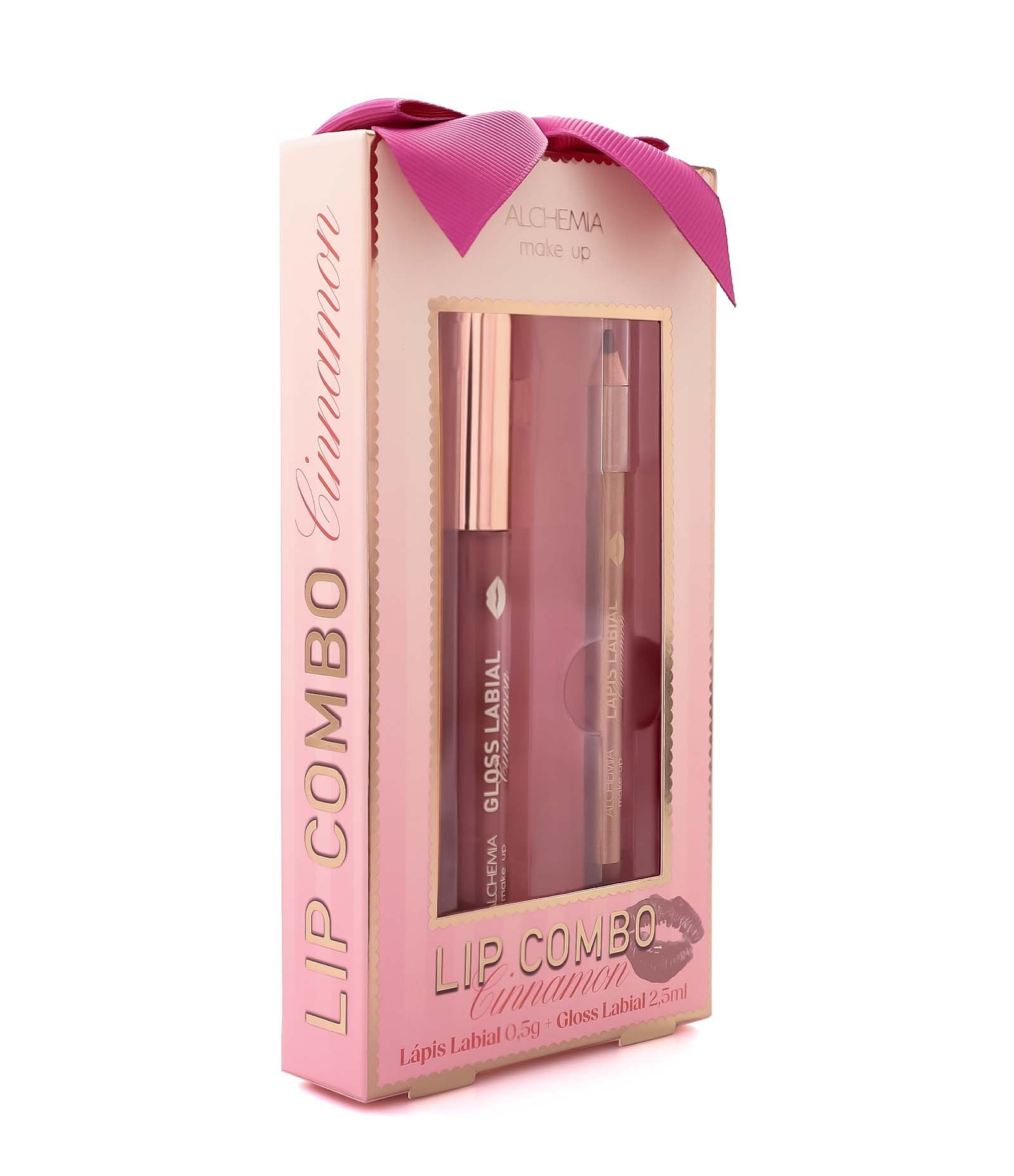 Lip Combo Alchemia com Gloss + Lapis Labial  Cinnamon 2