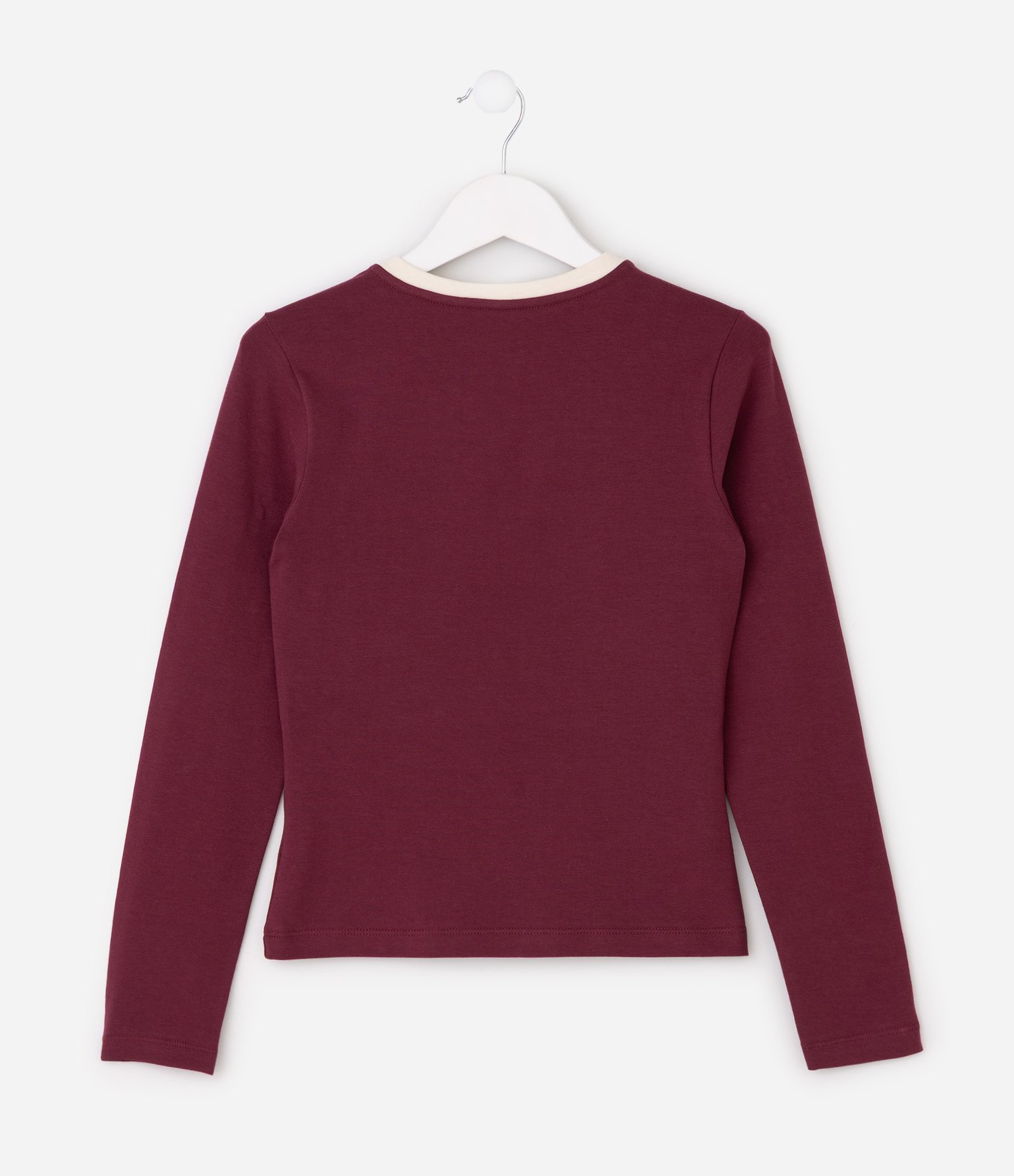 Camiseta Infantil Manga Longa New York - Tam 5 a 16 Anos Vermelho 2