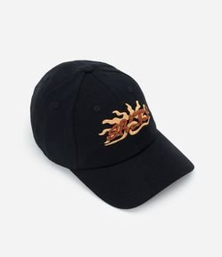 Boné em Sarja com Lettering