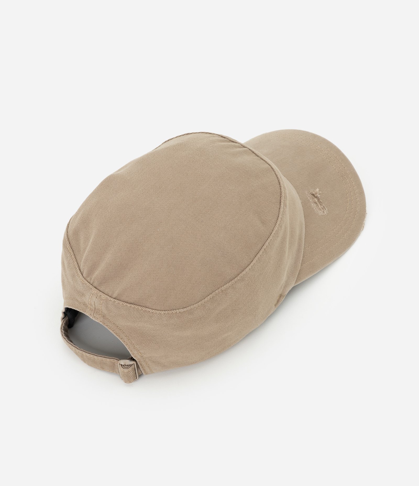 Boné Militar em Sarja com Silk Tribal Marrom 3