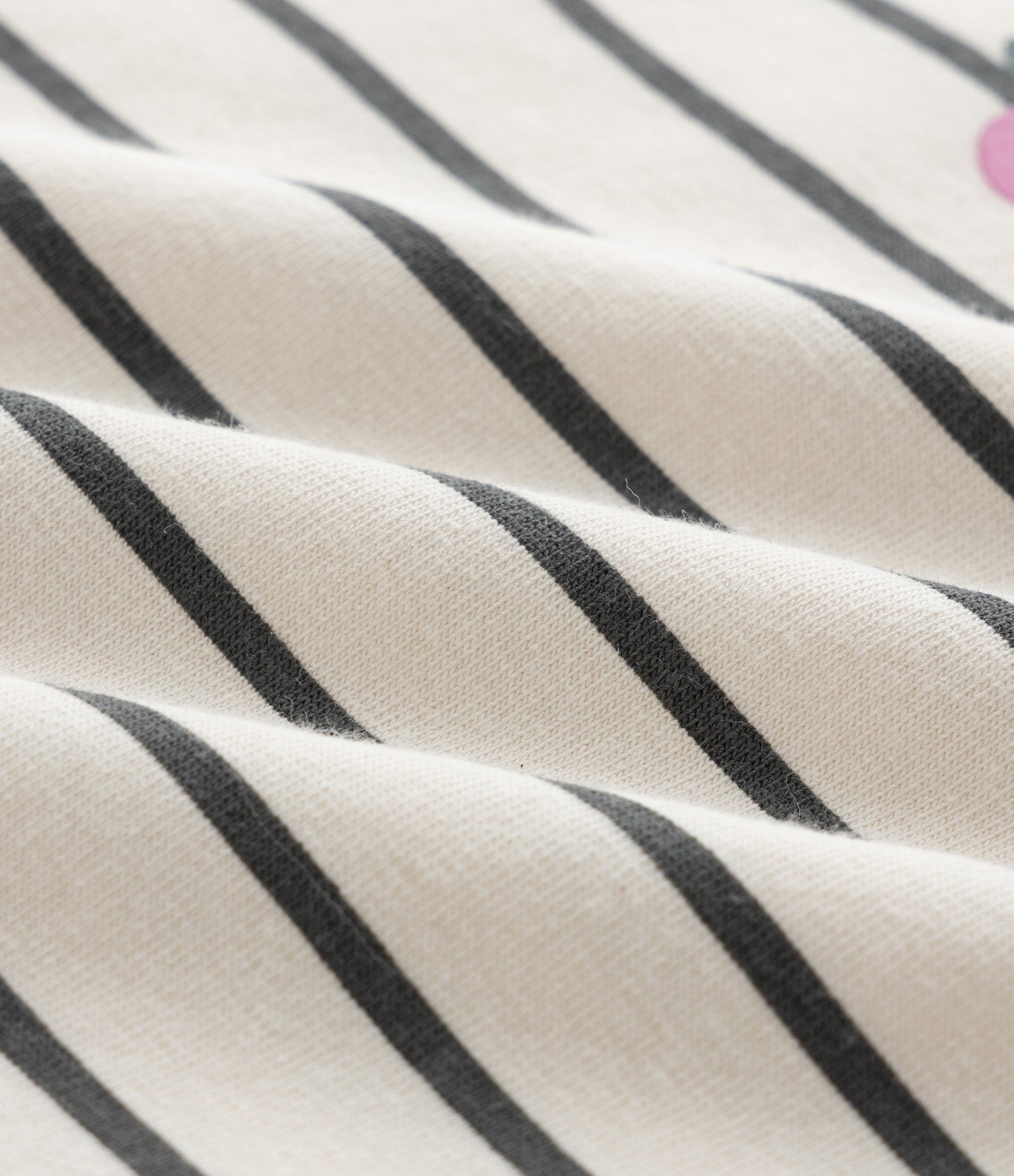 Blusa Infantil Listrada com Estampa Flor e Alcinha – Tam 1 a 5/6 Anos Off White/Preto 4