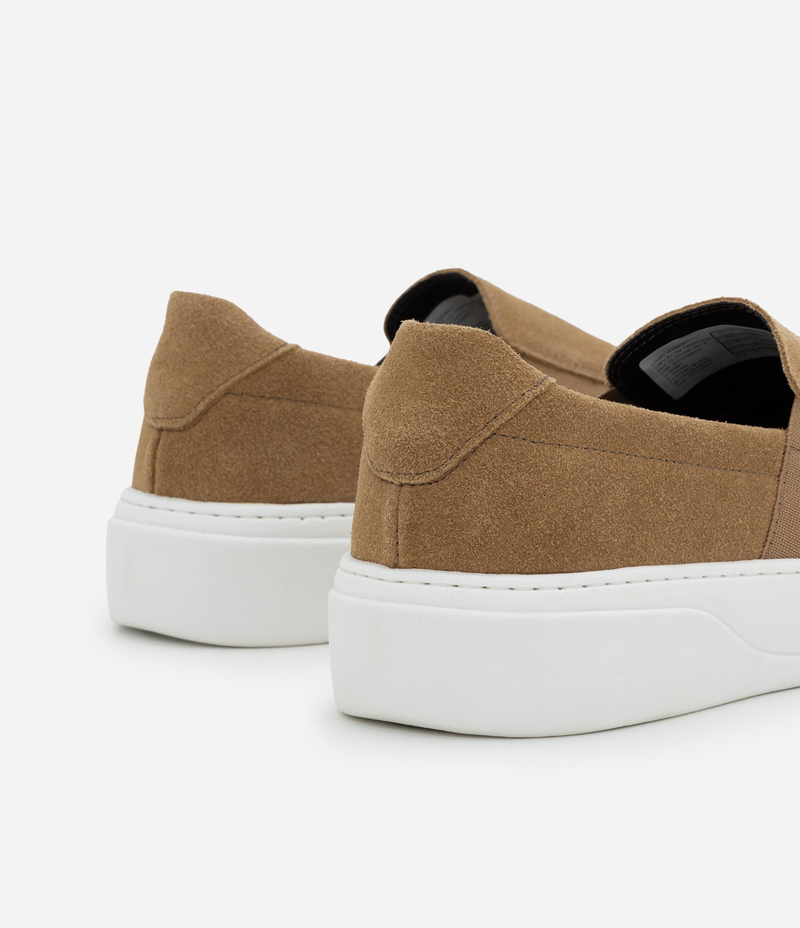 Tênis Masculino Slip On em Camurça Bege 5