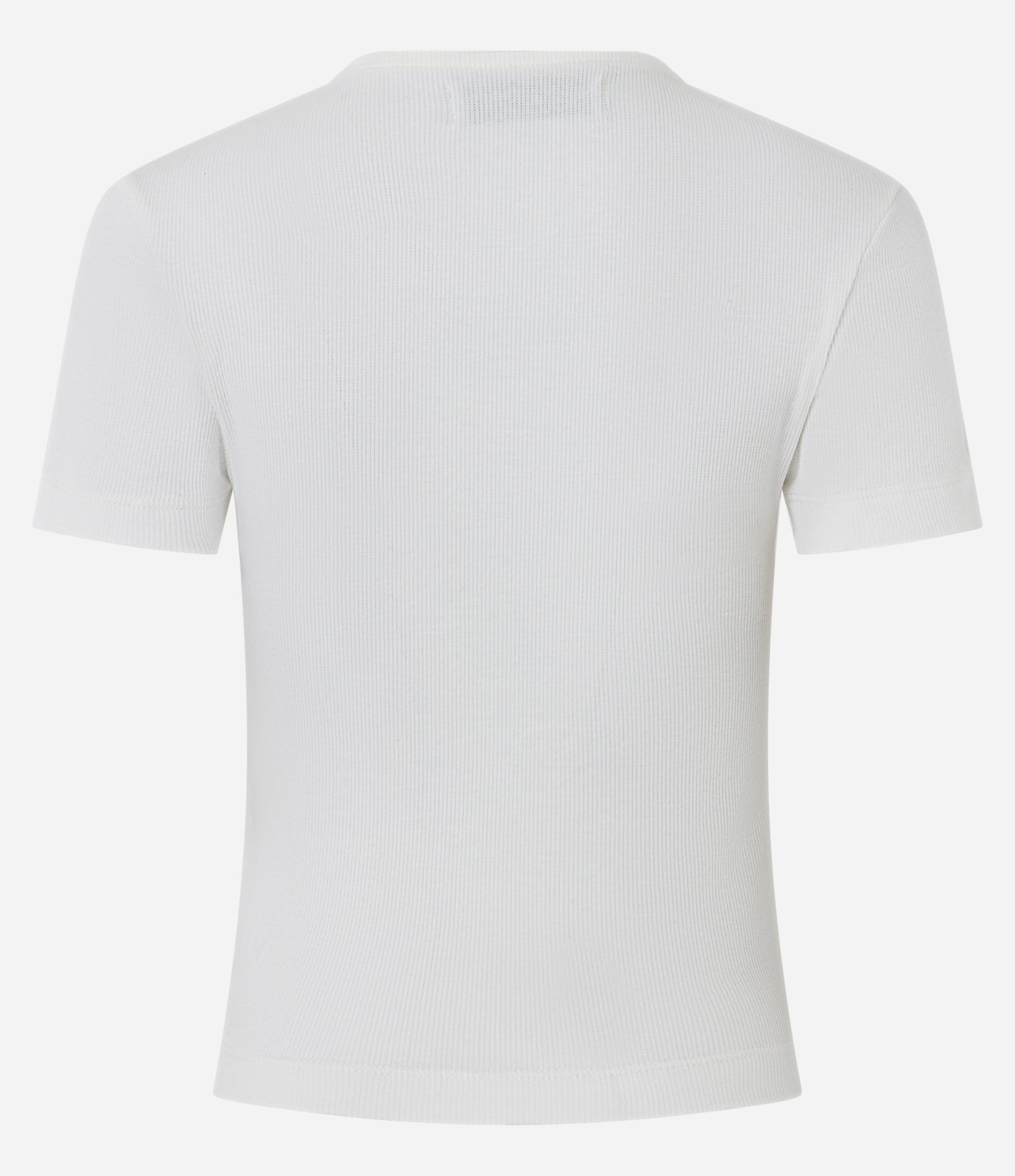 Blusa em Ribana com Detalhe de Lacinhos Branco 3