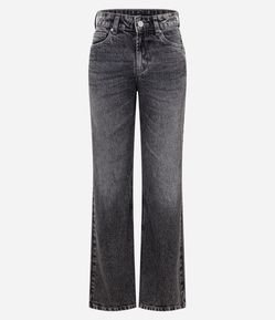Calça Flare em Jeans com Cintura Média