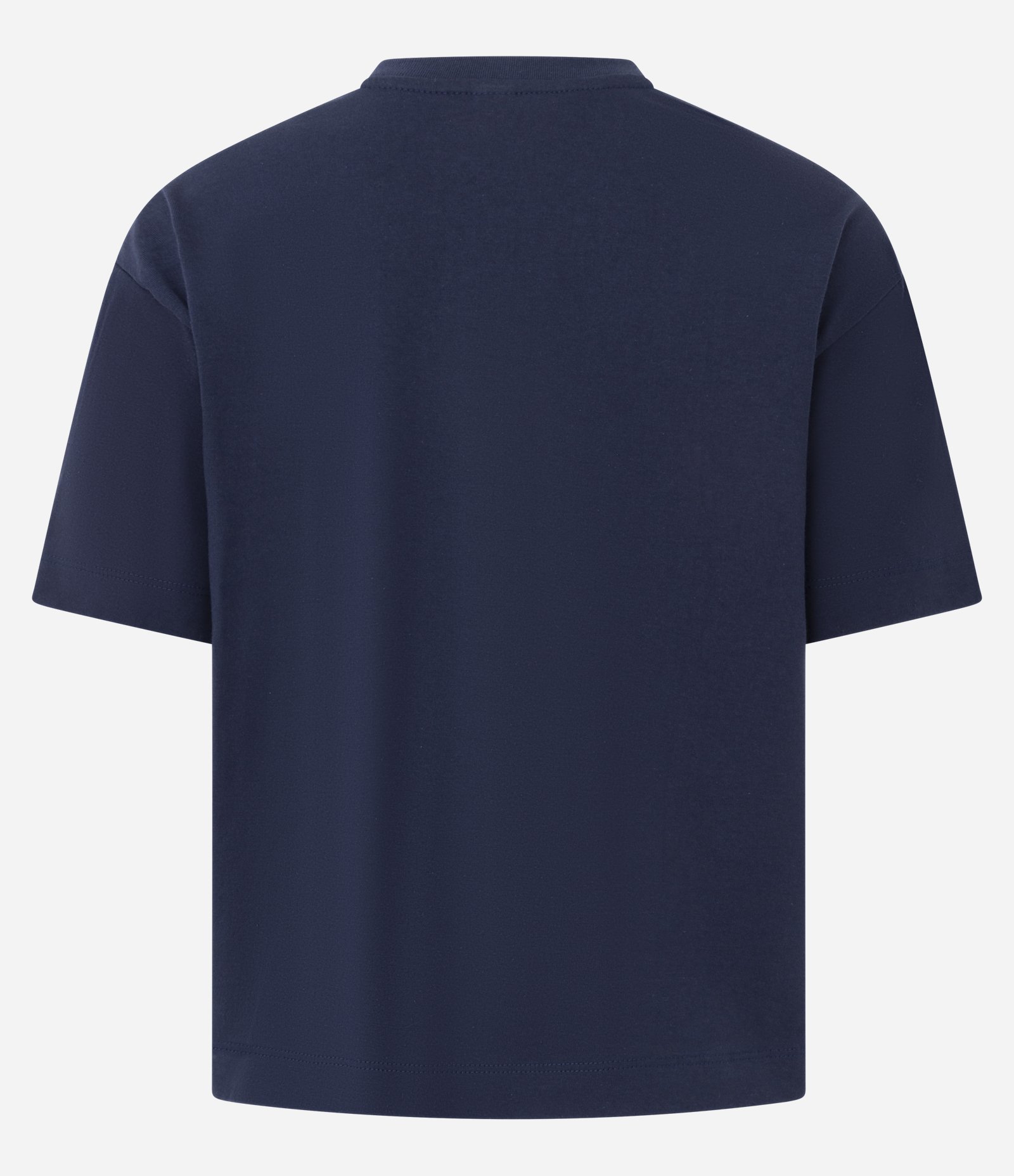 Camiseta com Estampa Floral e Bordado nas Flores Azul 3