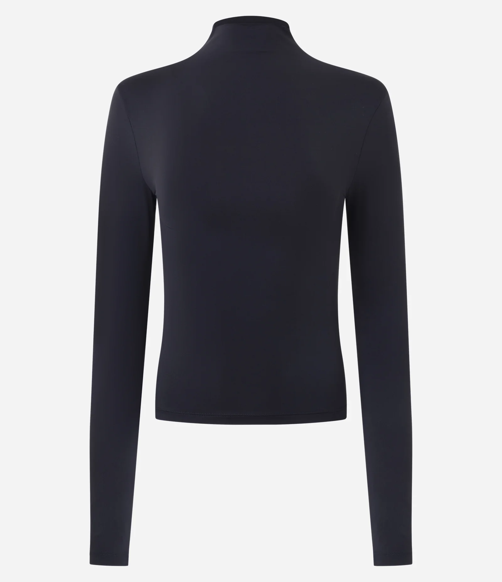 Blusa em Poliamida com Gola Alta Preto 1