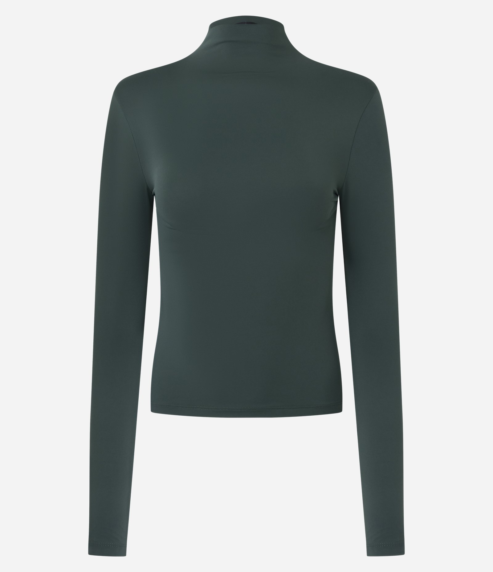Blusa em Poliamida com Gola Alta Verde 1