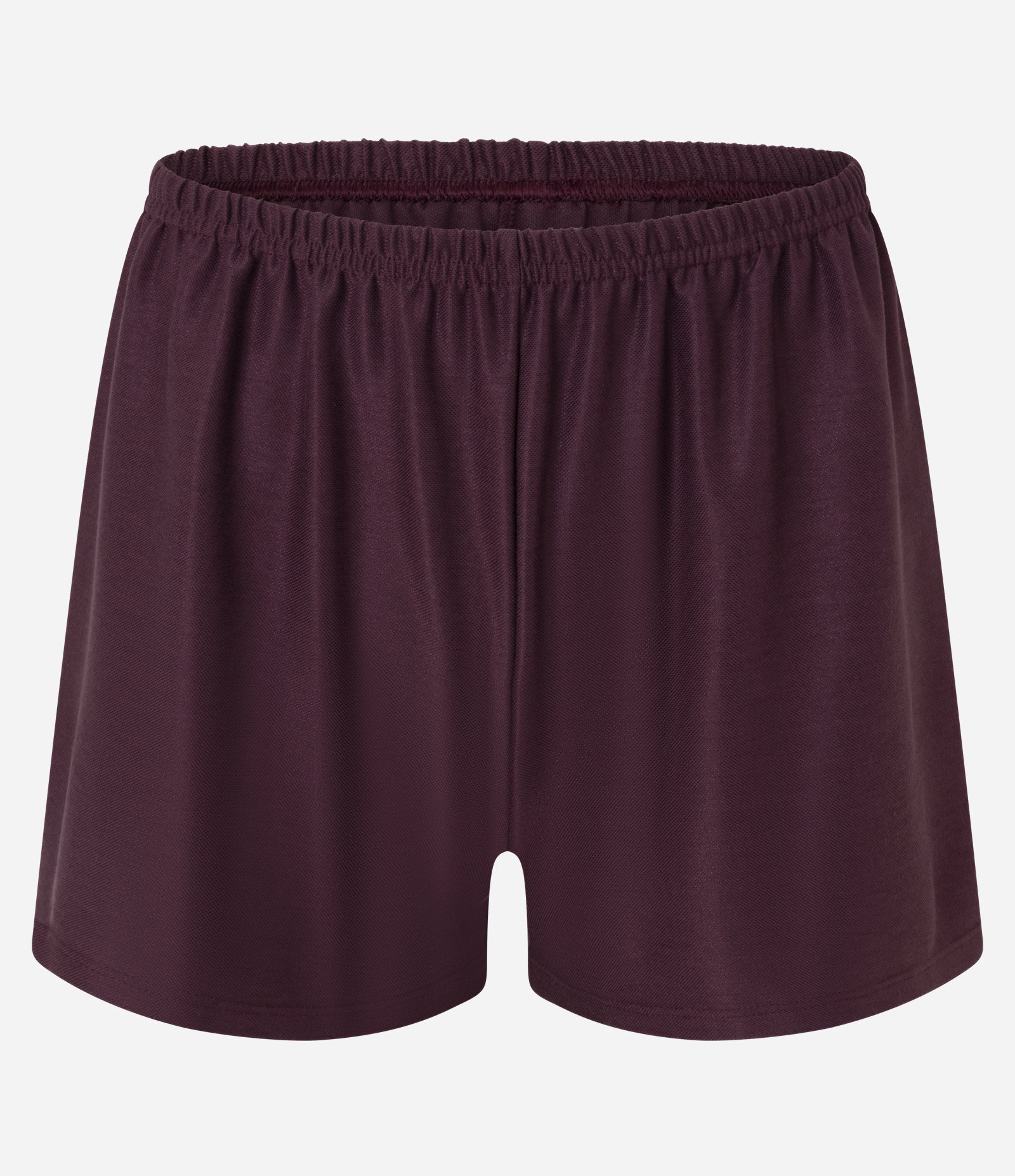 Pijama Curto em Viscose com Laço no Busto Vinho 4