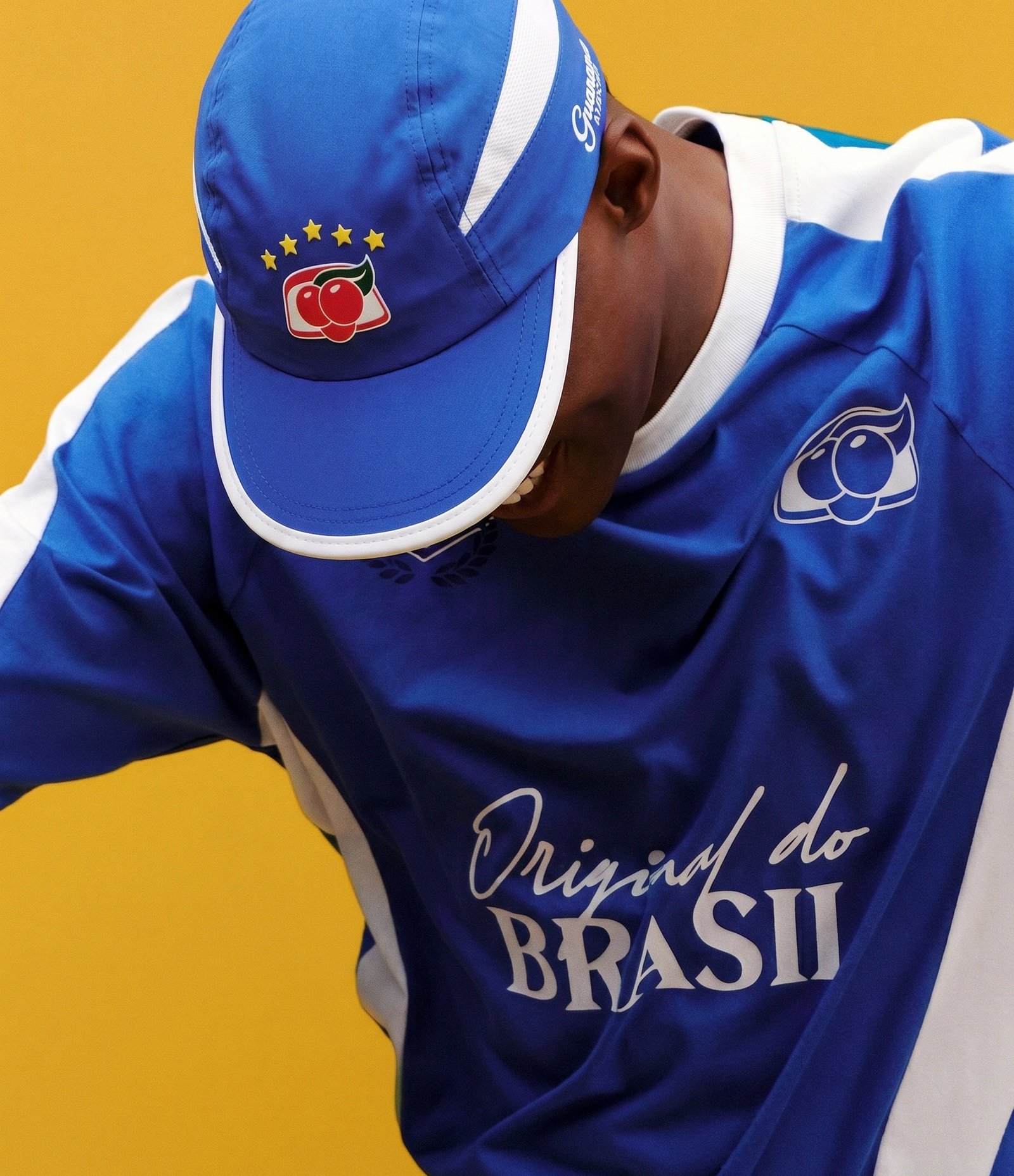 Boné com Recortes e Estampa Guaraná Antarctica Azul 1